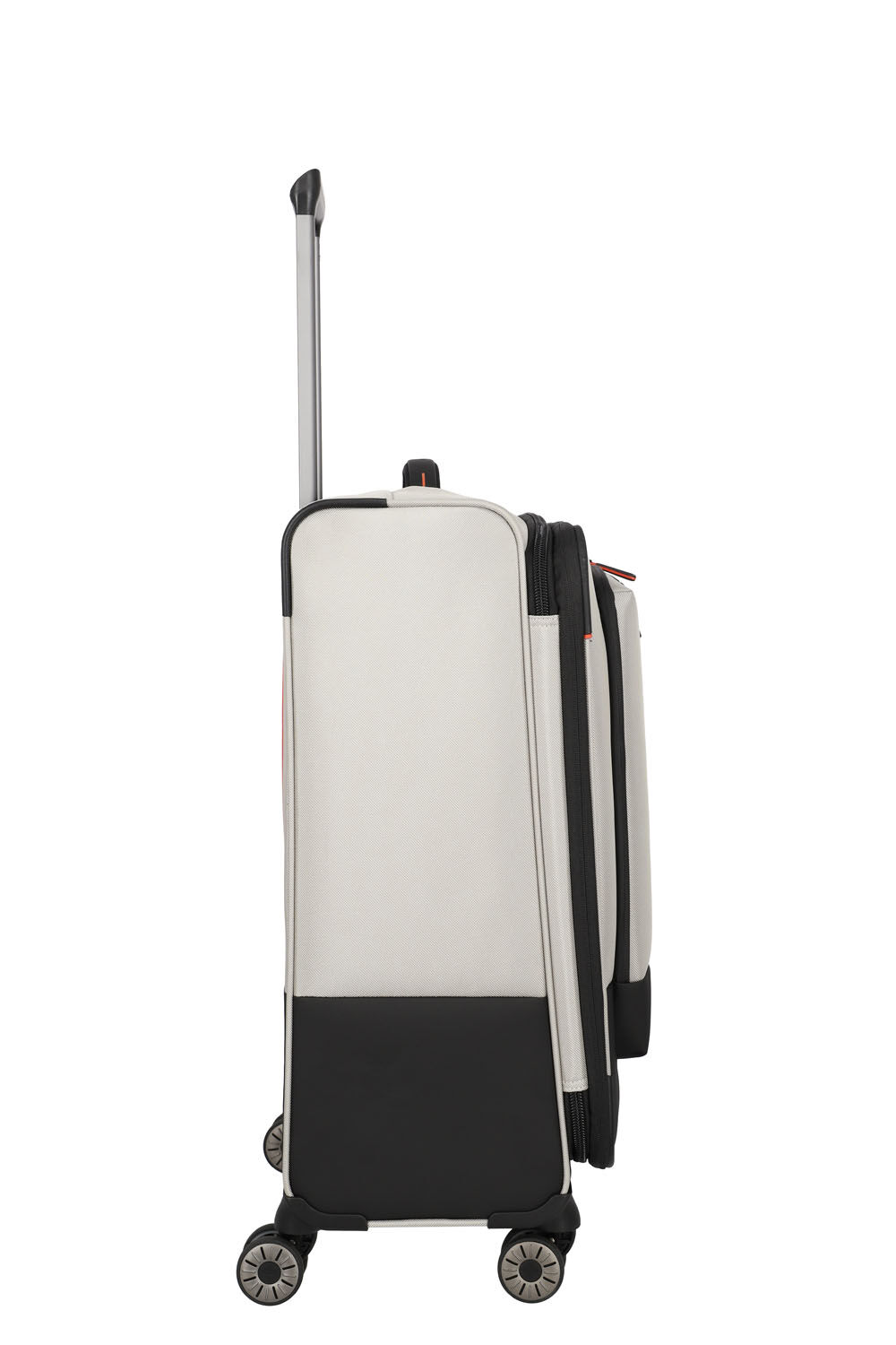 Travelite Crosslite Trolley M 4-Rollen erweiterbar Natur