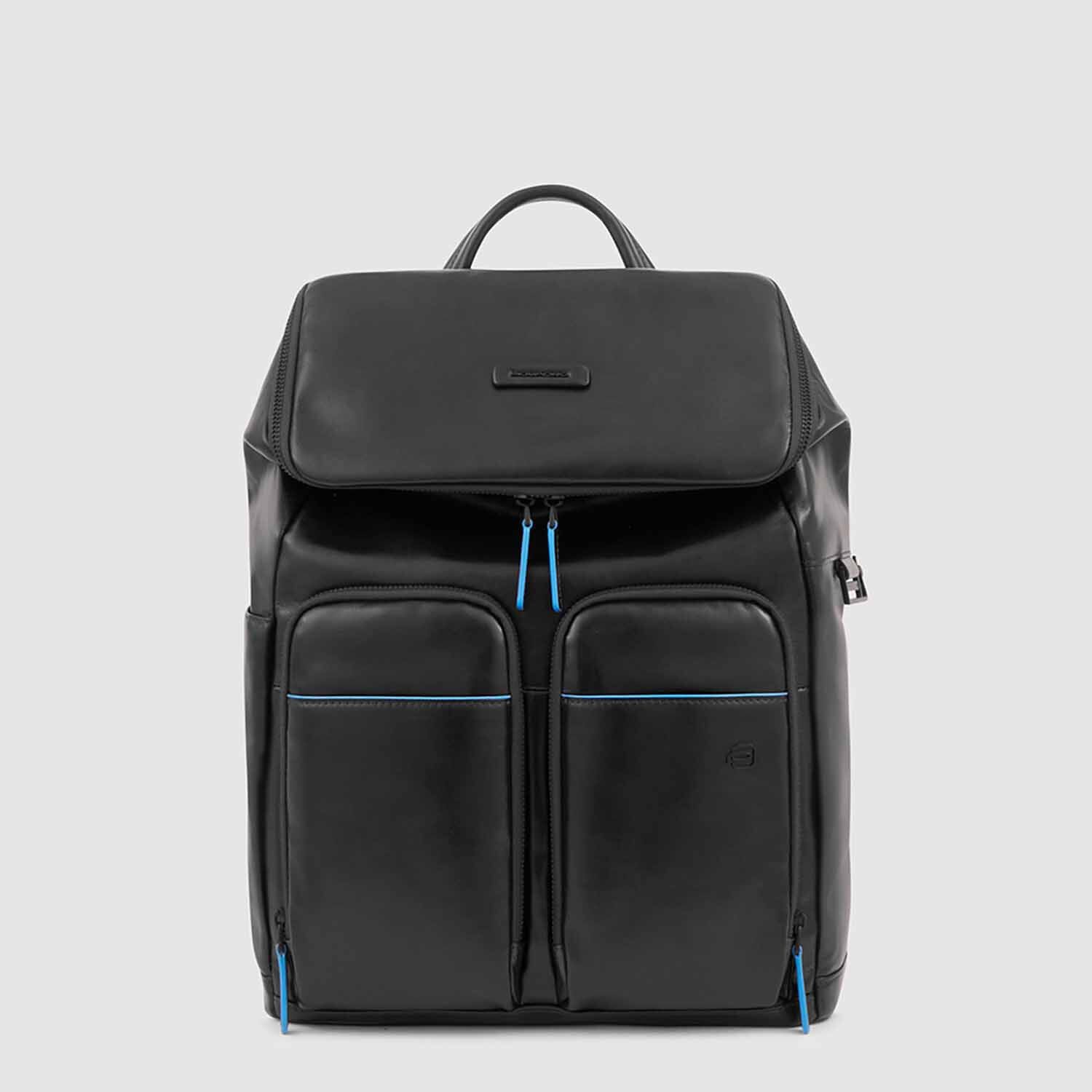 Piquadro Blue Square Revamp Laptop-Rucksack 14" mit iPad®-Fach Schwarz Piquadro Blue Square Revamp Laptop-Rucksack 14" mit iPad®-Fach Schwarz