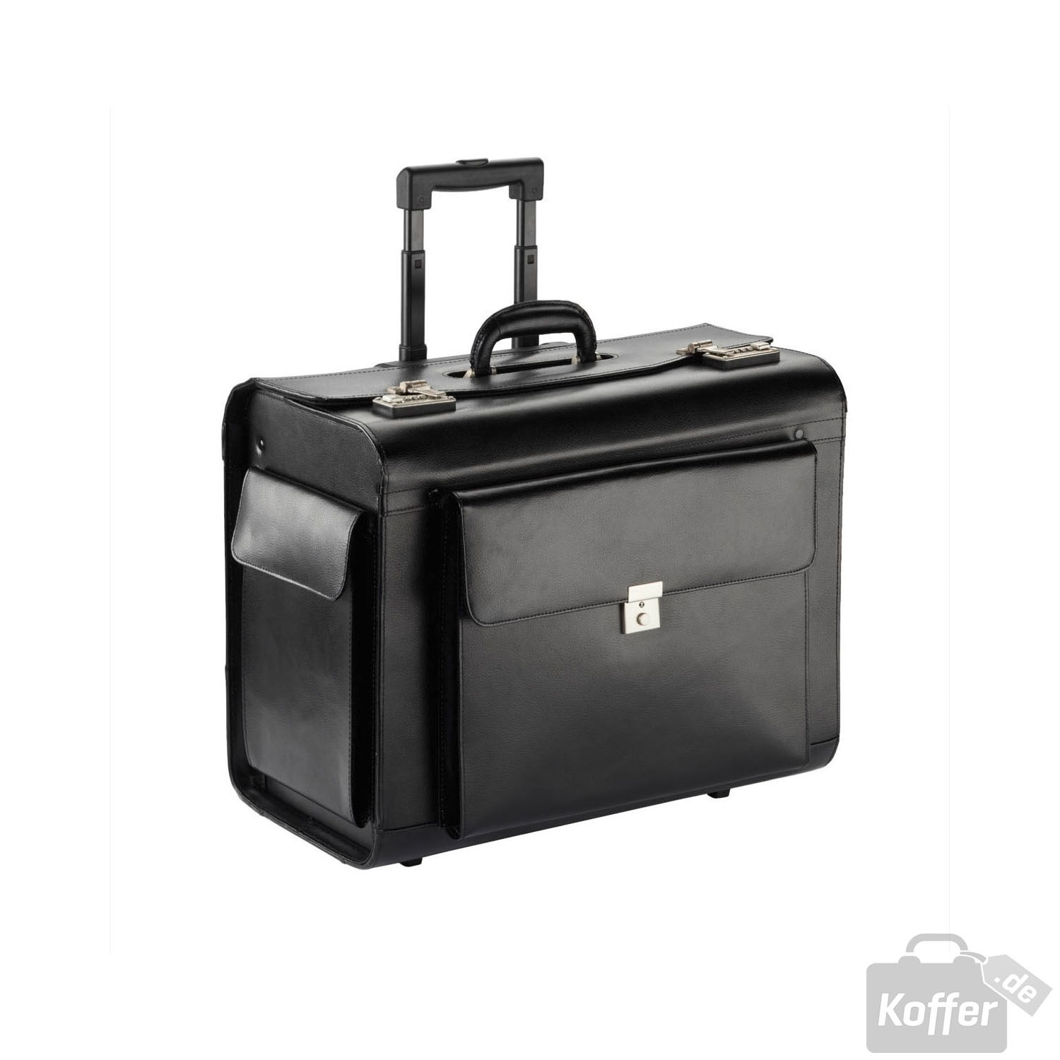 Dermata Airliner Leder Pilotenkoffer auf Rollen 1329XL Dermata Airliner Leder Pilotenkoffer auf Rollen 1329XL