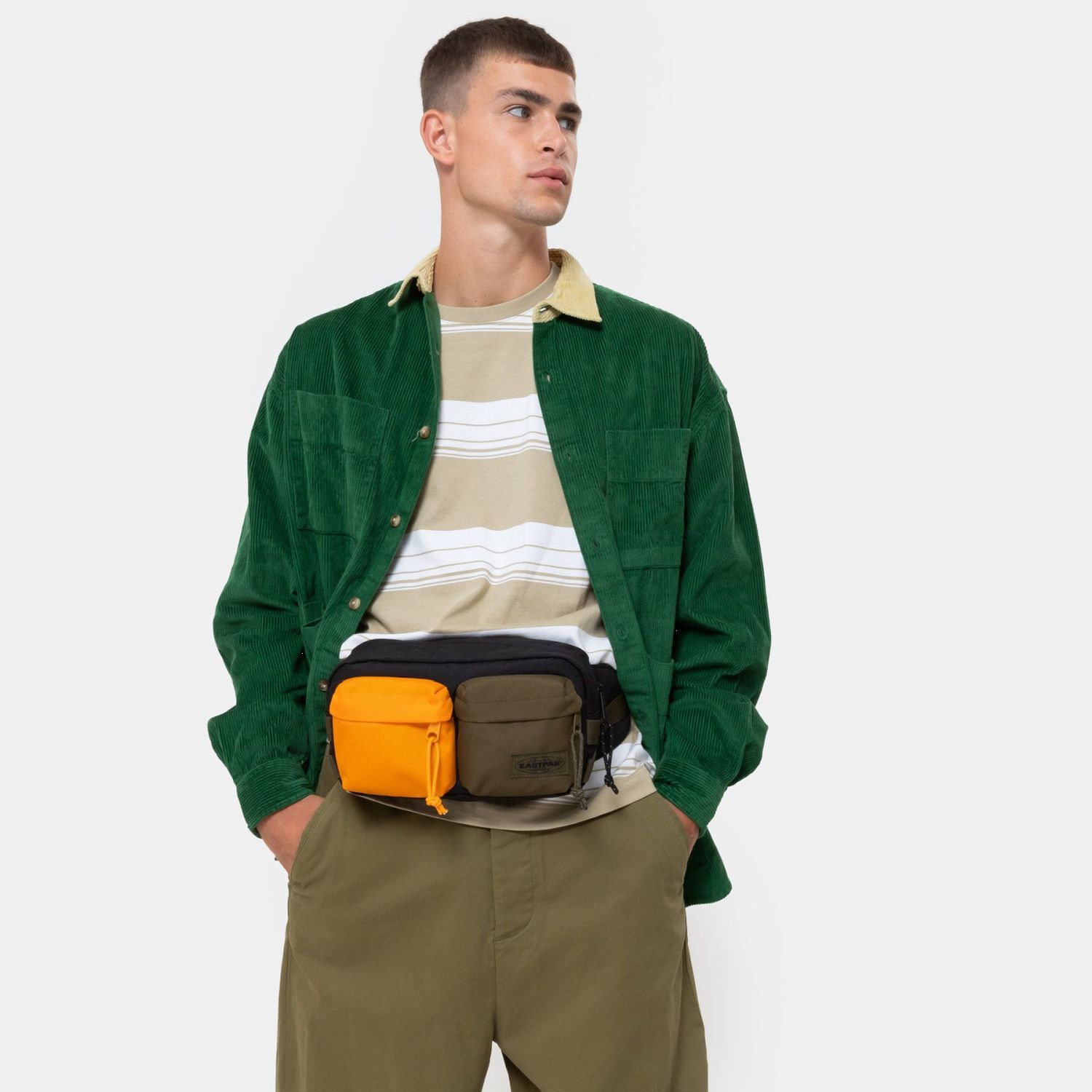 Eastpak Bumbag Double Bauchtasche / Querträgertasche Casual Block