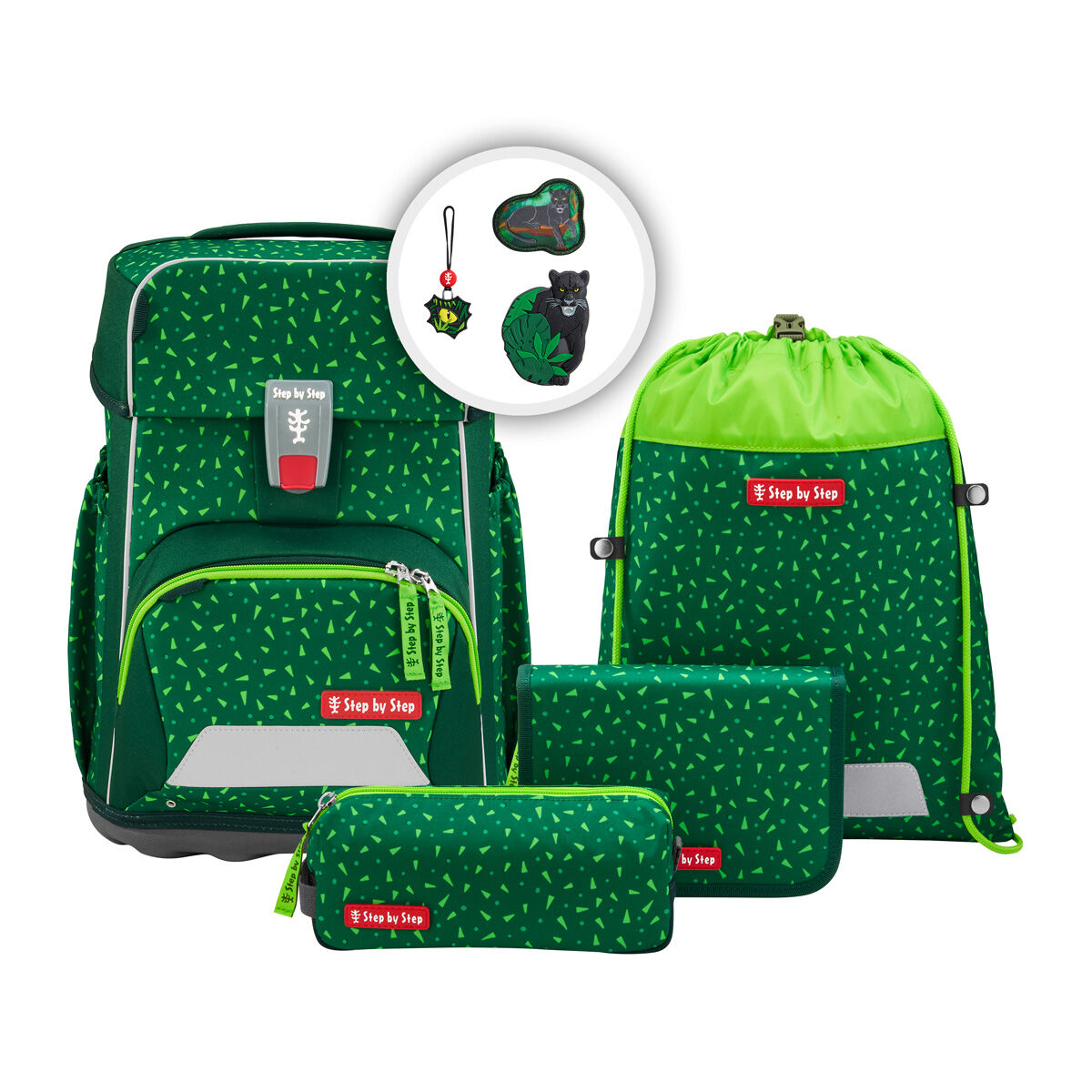 Step by Step BASIS Schulranzen 5-teiliges Set, Kollektion 2026