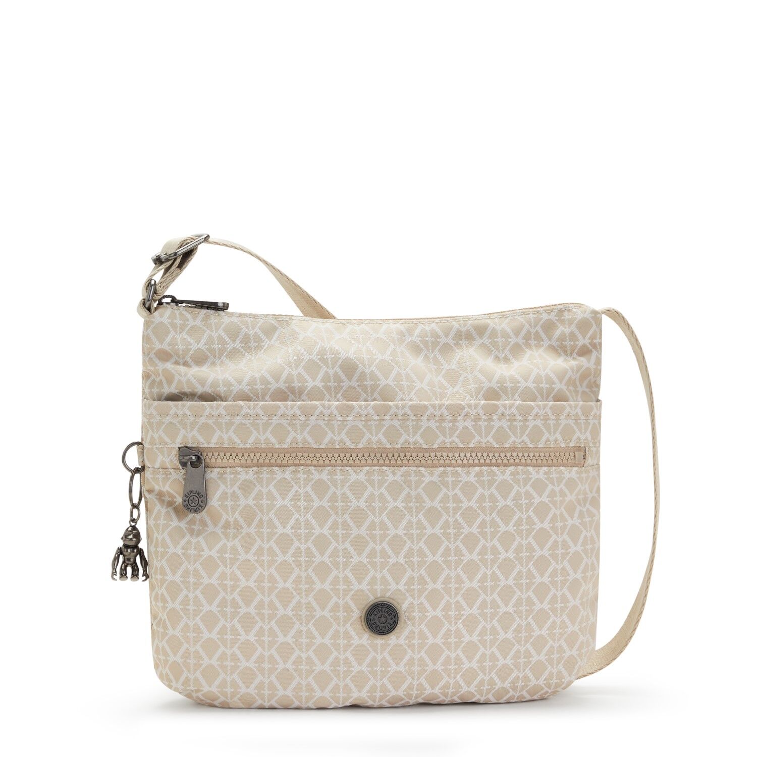 Kipling Arto Schultertasche Quertasche Signature Beige