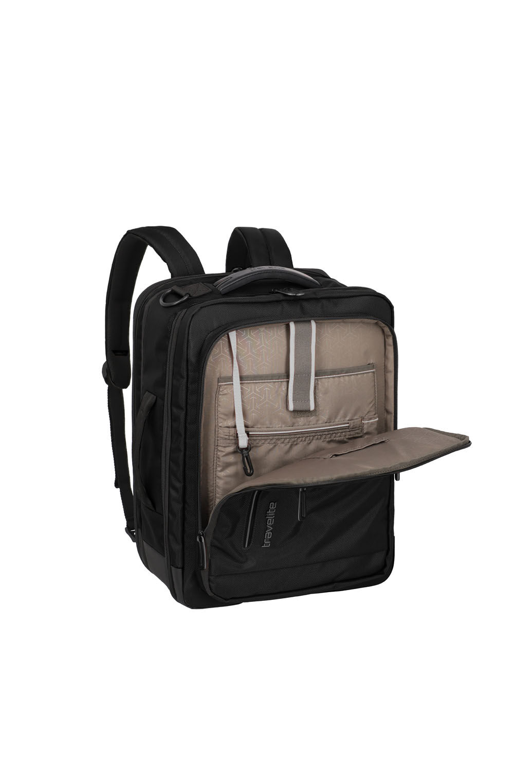 Travelite Crosslite Bordtasche/Rucksack Schwarz