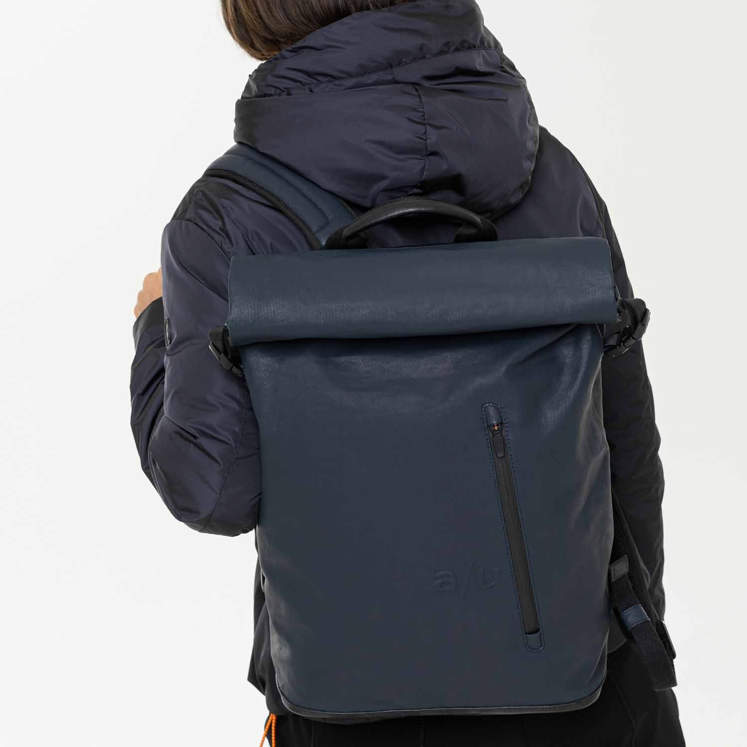 aunts & uncles Japan Tokio Rolltop Rucksack mit 13" Notebookfach