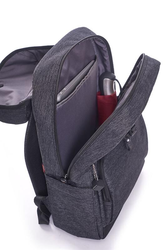 Hedgren Walker Premix Backpack with Flap 15" Asphalt