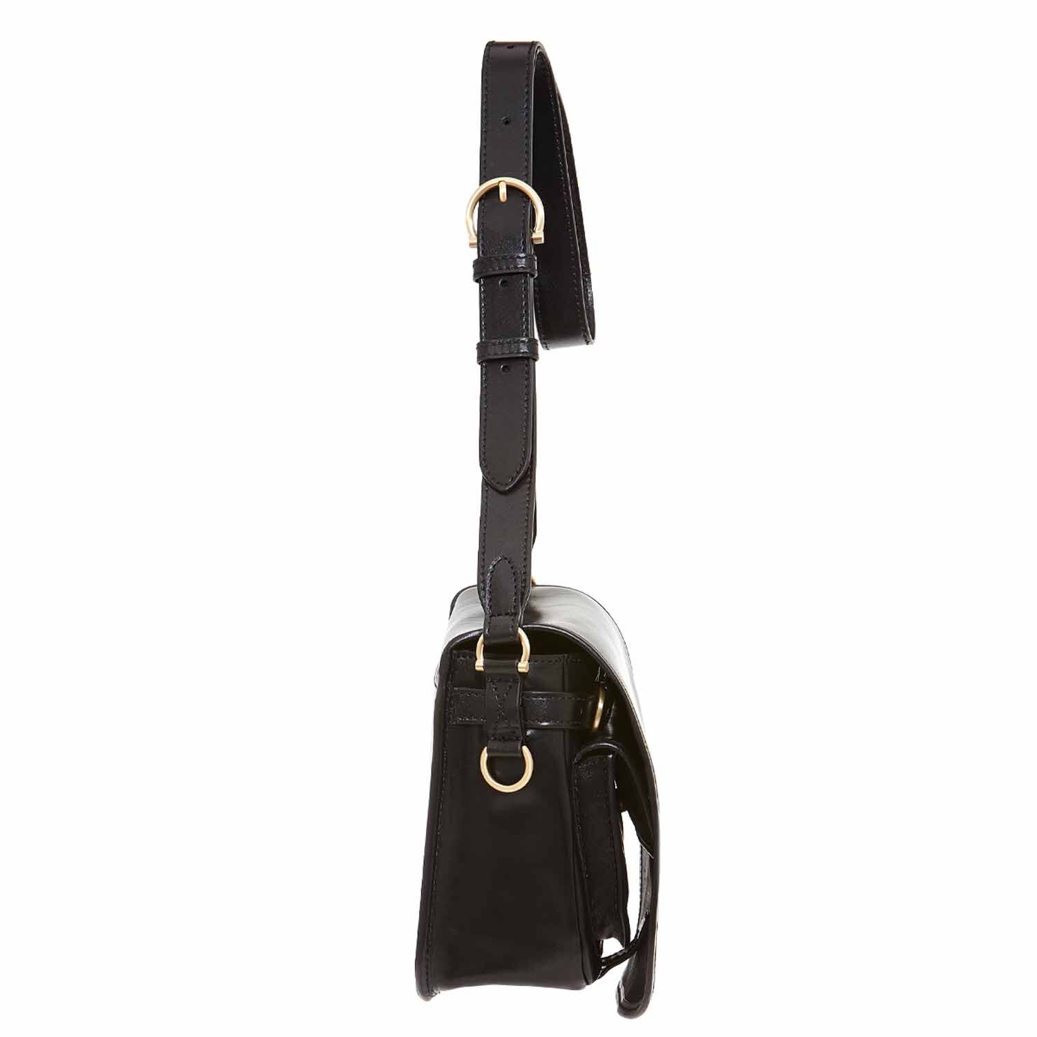 The Bridge Biba Kuriertasche 04362201 Schwarz/Gold The Bridge Biba Kuriertasche 04362201 Schwarz/Gold