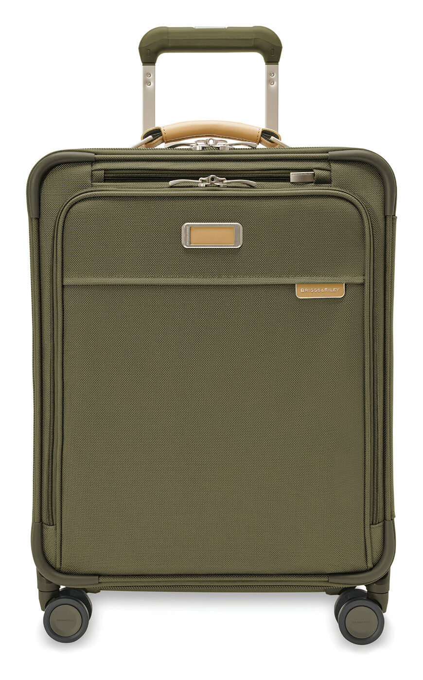Briggs & Riley Baseline Global Carry-on Spinner 21" Exp Olive