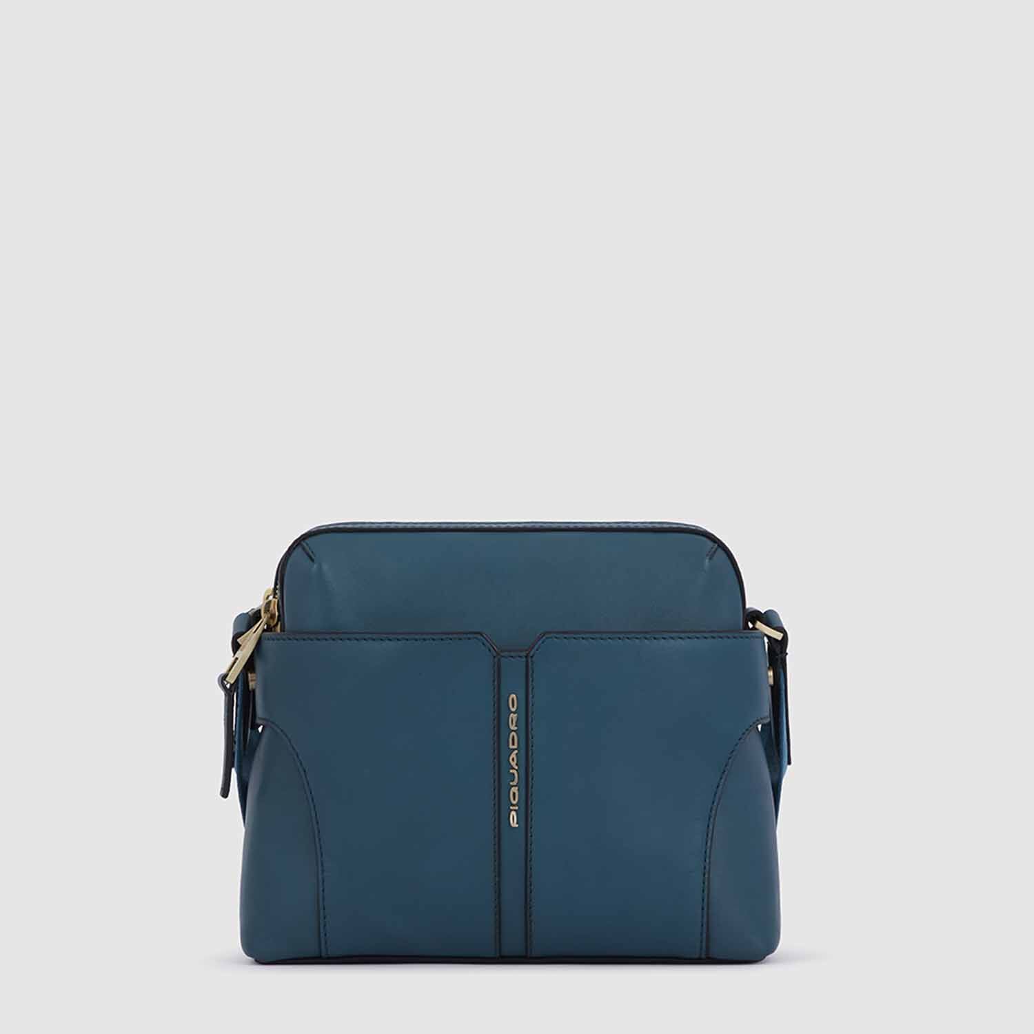 Piquadro Ray Umhängetasche Damen mit iPad®mini-Fach verde petrolio
