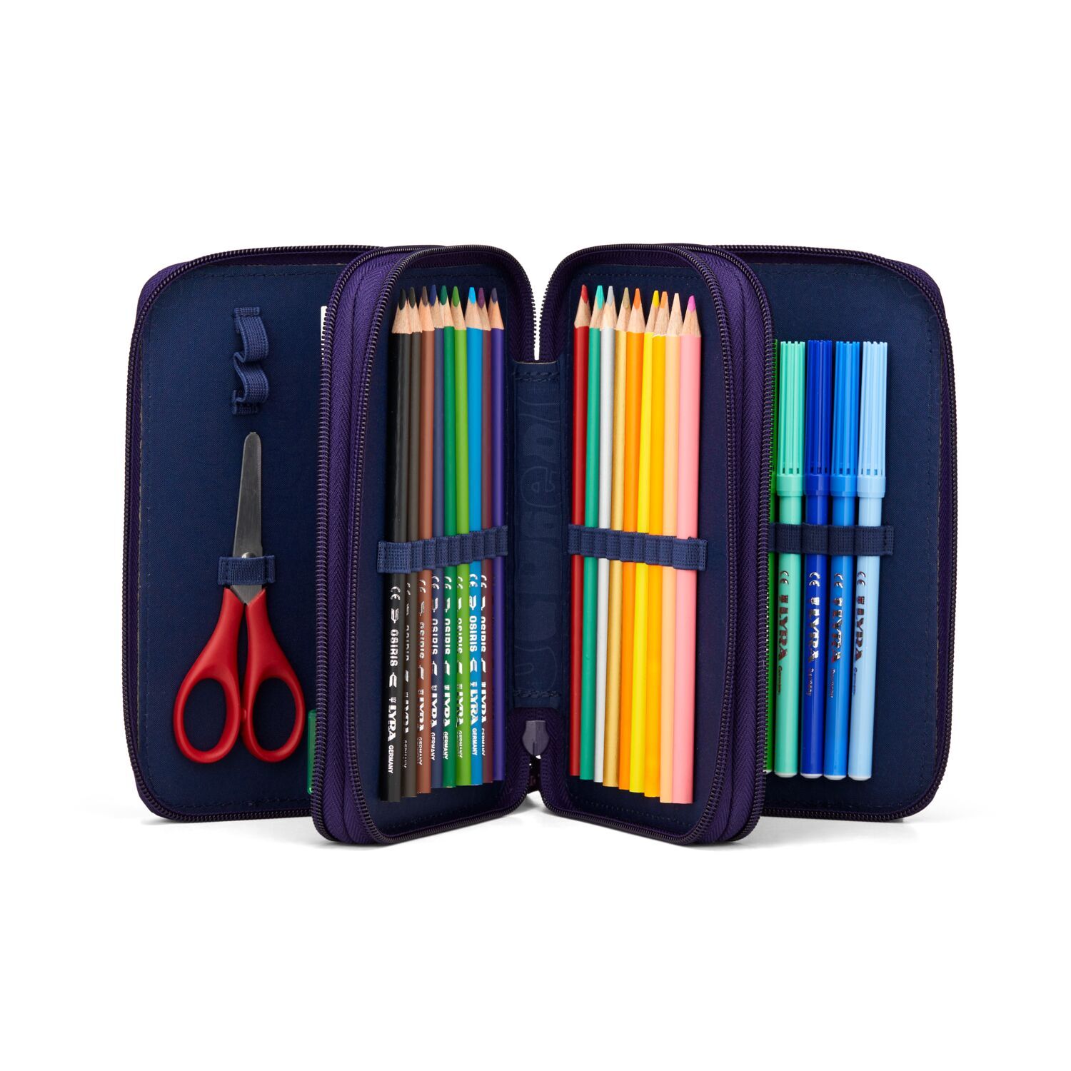 ergobag Schulzubehör Maxi-Mäppchen, befüllt mit 3 Fächern 2025 SternguckBär