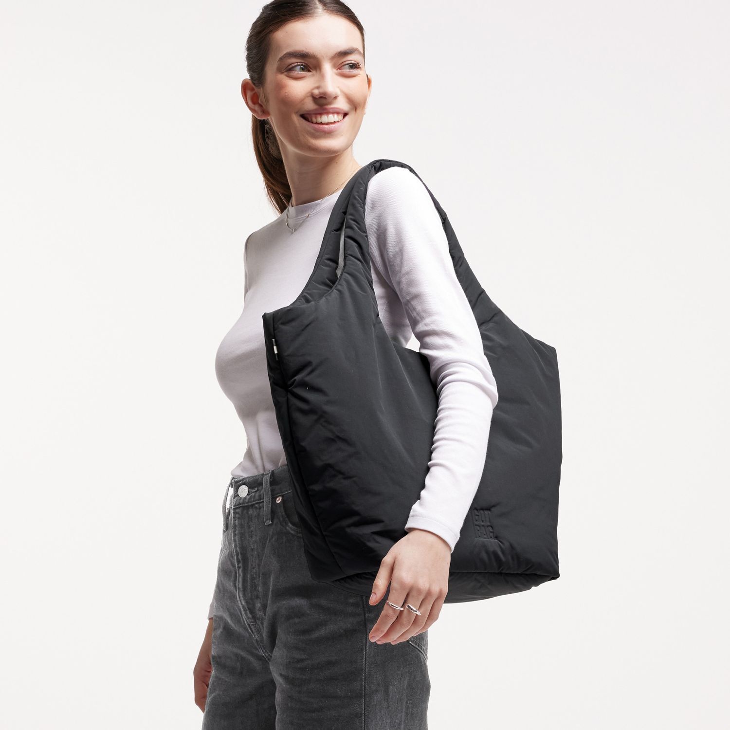 GOT BAG Cloud Tote Bag Monochrome black GOT BAG Cloud Tote Bag Monochrome black