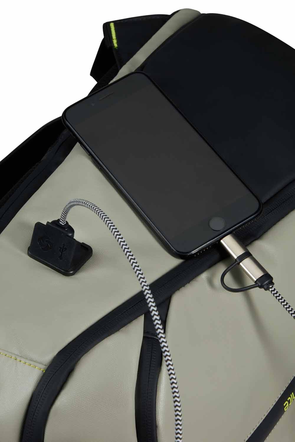 Samsonite Ecodiver Urban Laptop Rucksack M USB 15.6" + GRATIS HOTELGUTSCHEIN Warm Neutral