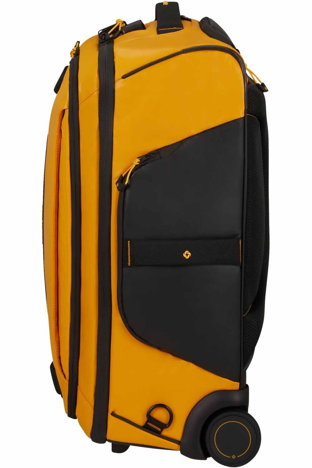 Samsonite Ecodiver Reisetasche/Rucksack mit Rollen 55cm + GRATIS HOTELGUTSCHEIN Gelb