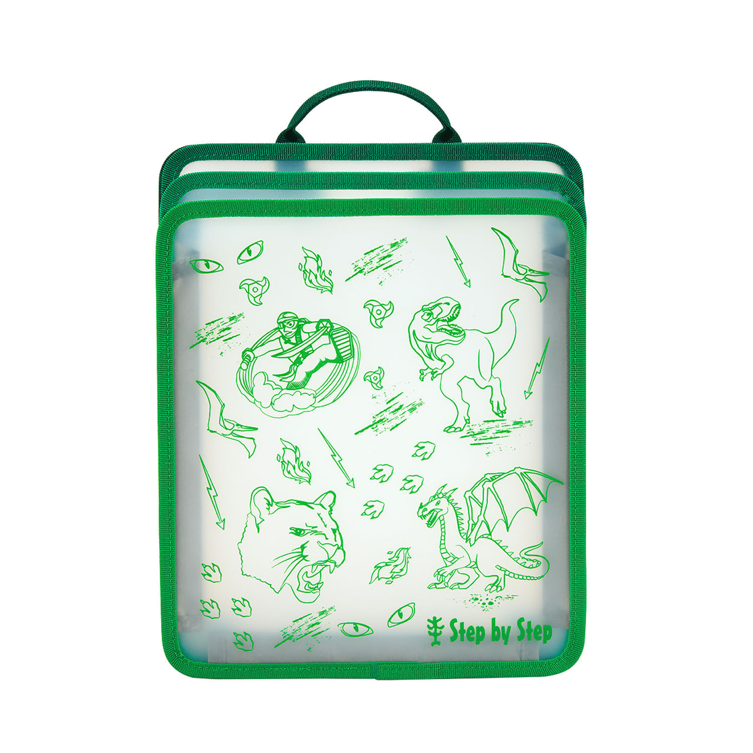 Step by Step Schulzubehör Faltbare Heftbox Green