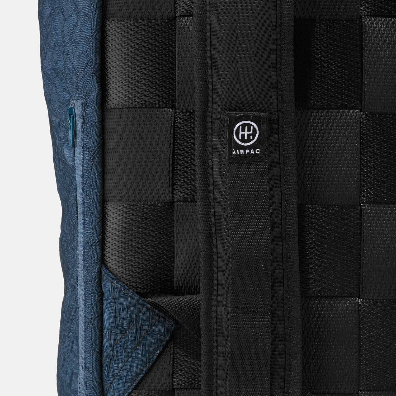 Airpaq Rolltop Airbag -Rucksack mit 15" Laptopfach Blau