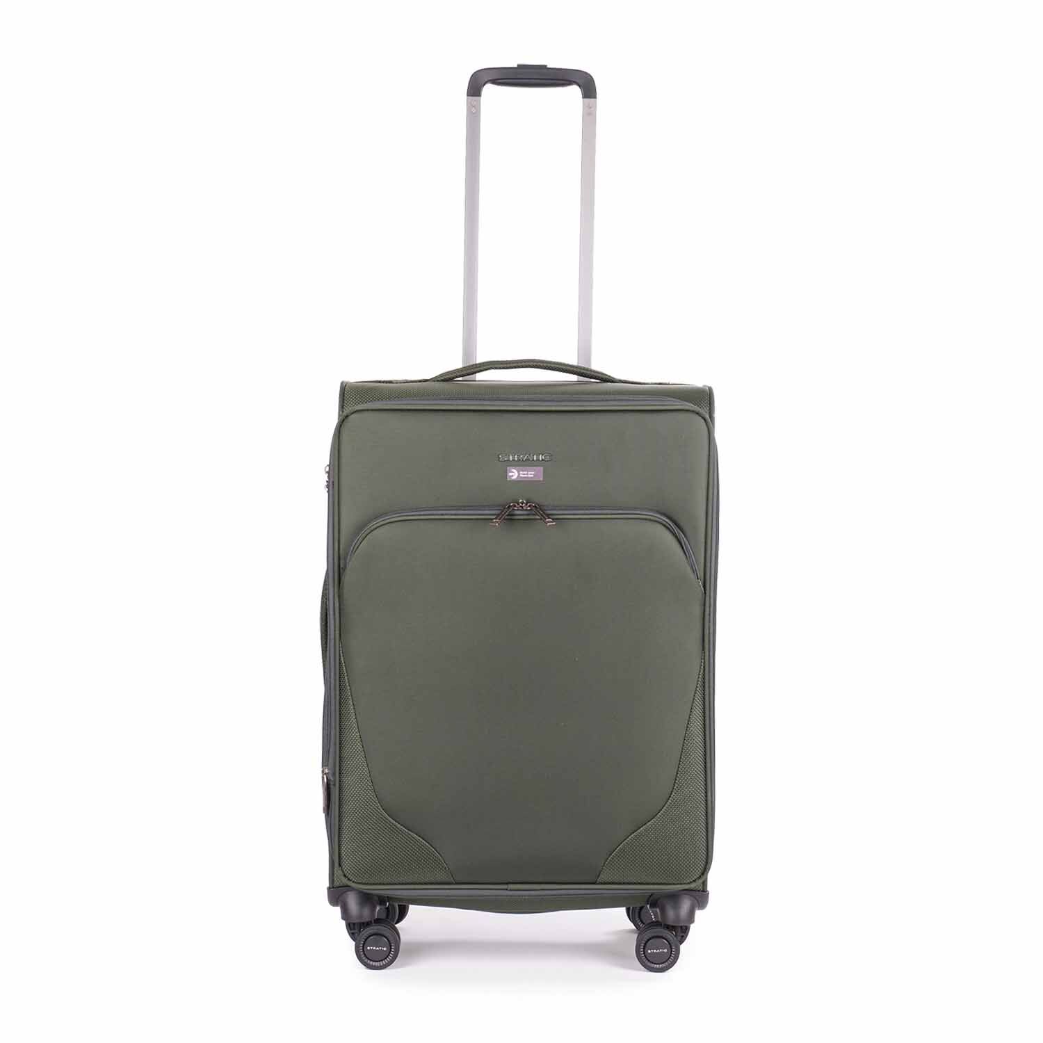 Stratic MIX Koffer M 4-Rollen, erweiterbar dark green