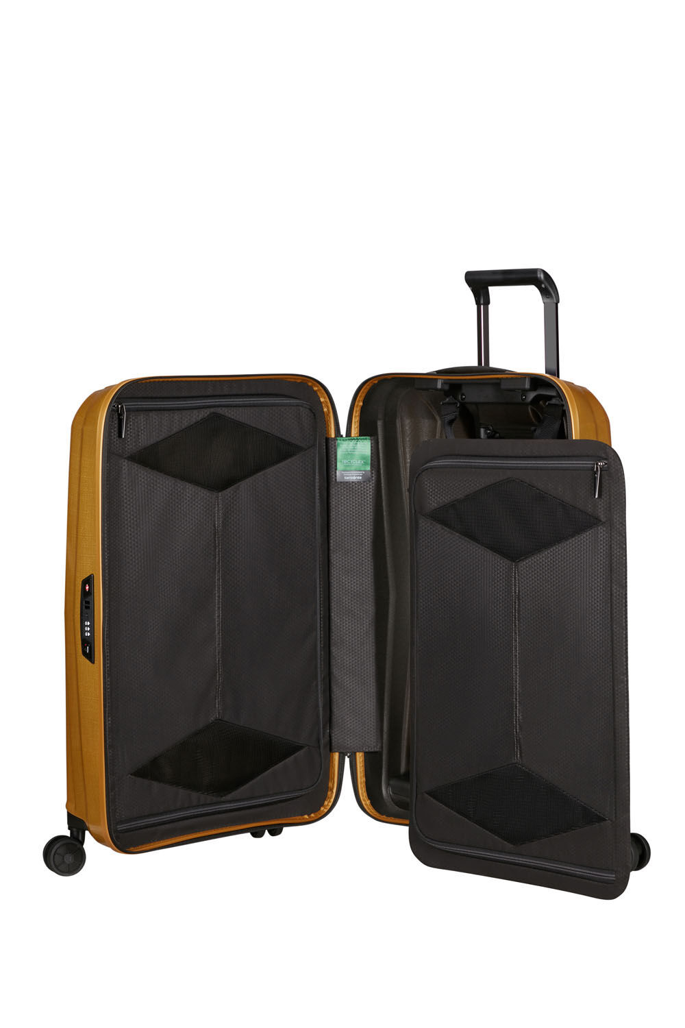Samsonite Major-Lite Trolley mit 4 Rollen 69cm + GRATIS HOTELGUTSCHEIN Saffron Yellow