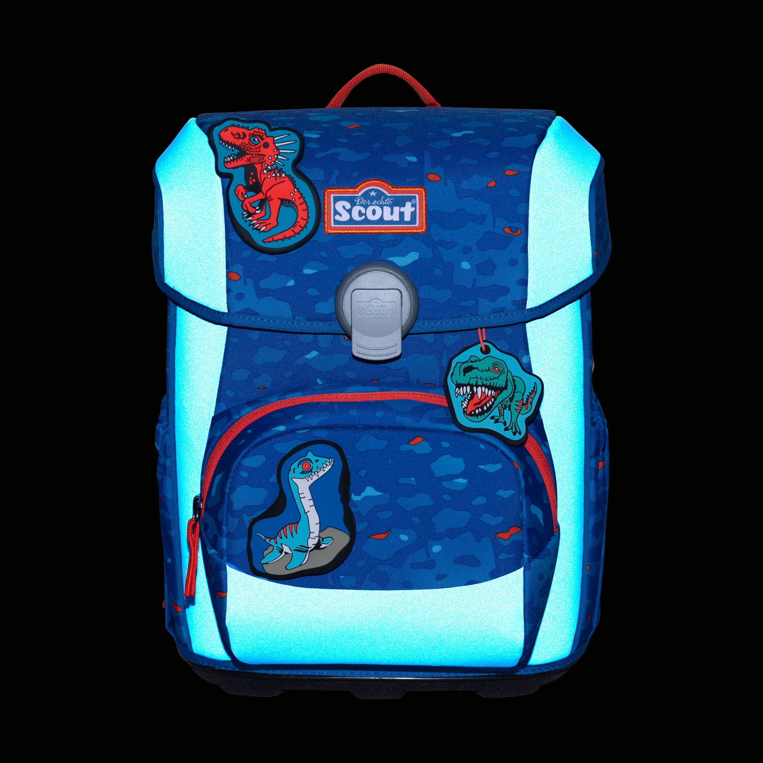 Scout Neo Exklusiv Superflash Schulranzen-Set 4-teilig Blue Dino Scout Neo Exklusiv Superflash Schulranzen-Set 4-teilig Blue Dino