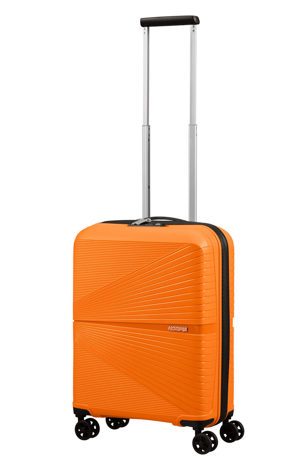 American Tourister Airconic Handgepäck Trolley 55cm mit 4 Rollen + GRATIS HOTELGUTSCHEIN Mango Orange