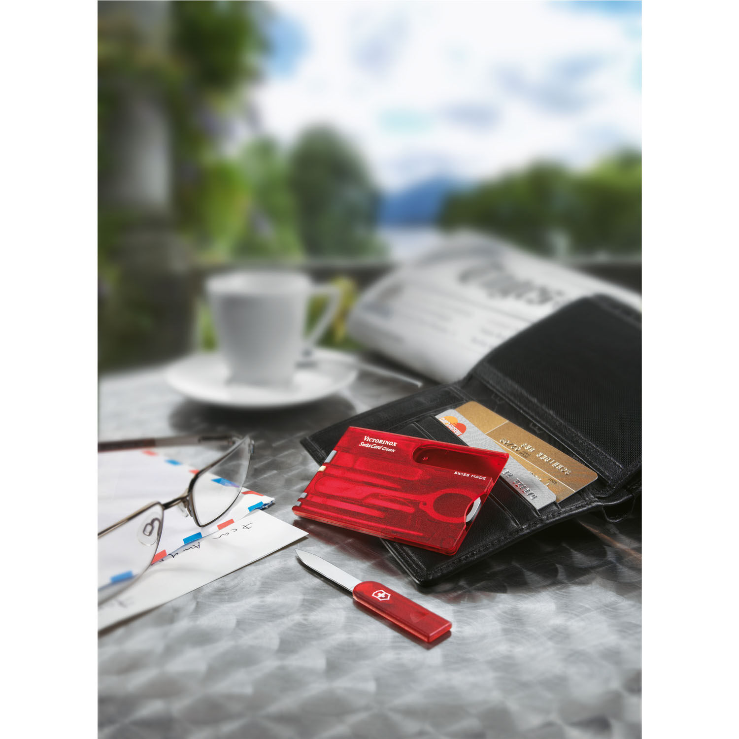 Victorinox Swiss Card Classic, 10 Funktionen Schwarz transparent Victorinox Swiss Card Classic, 10 Funktionen Schwarz transparent