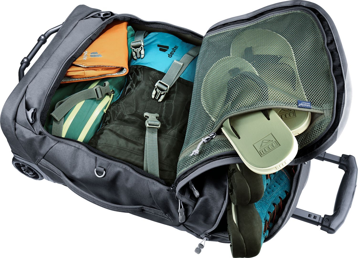 Deuter Duffel Pro Movo 36 Reisetasche auf Rollen black