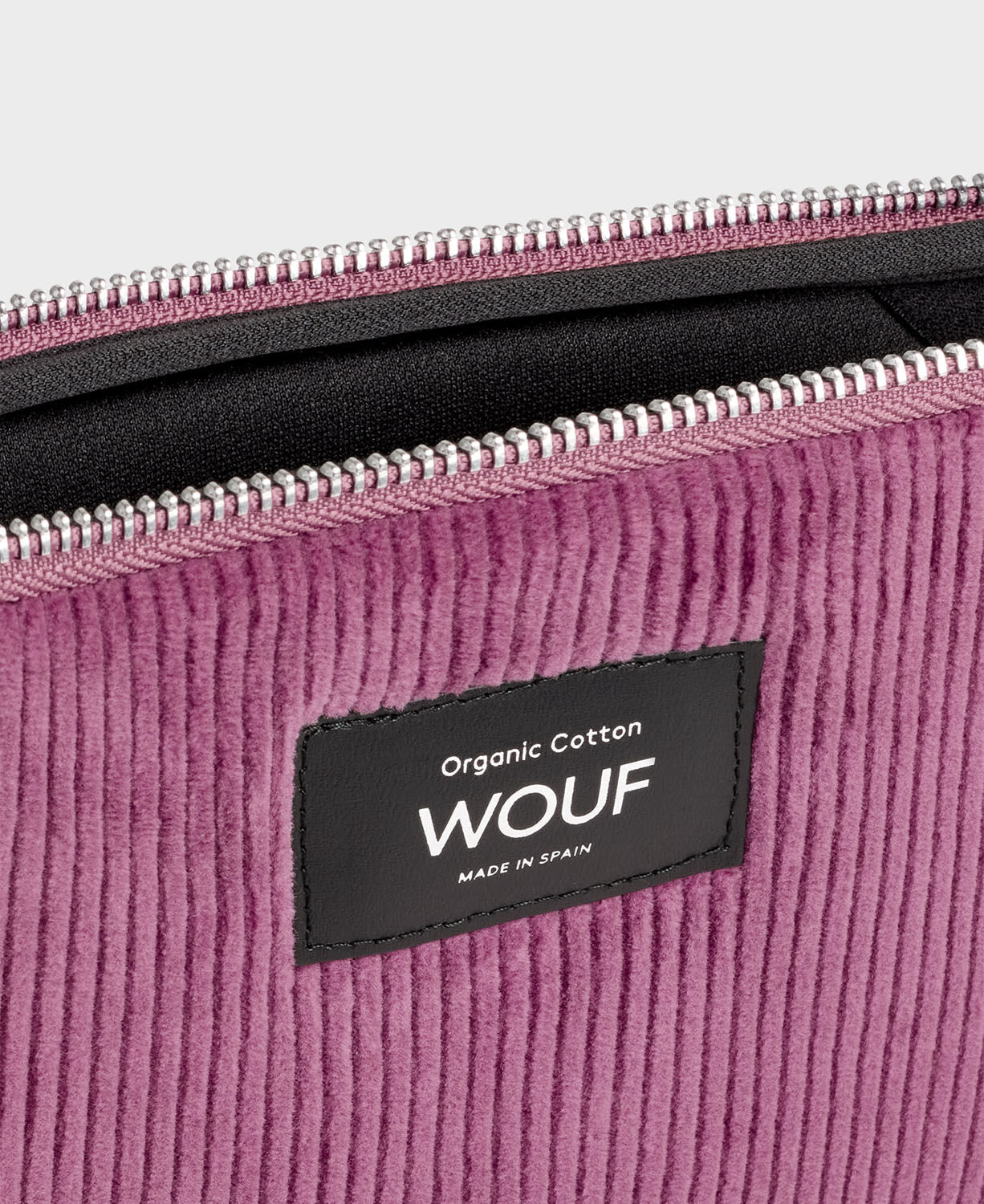 Wouf Corduroy Collection Laptop Sleeve 13" & 14" Mauve