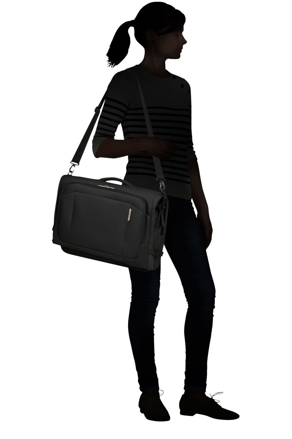 Samsonite Respark Kleidersack Tri-Fold + GRATIS HOTELGUTSCHEIN Ozone Black