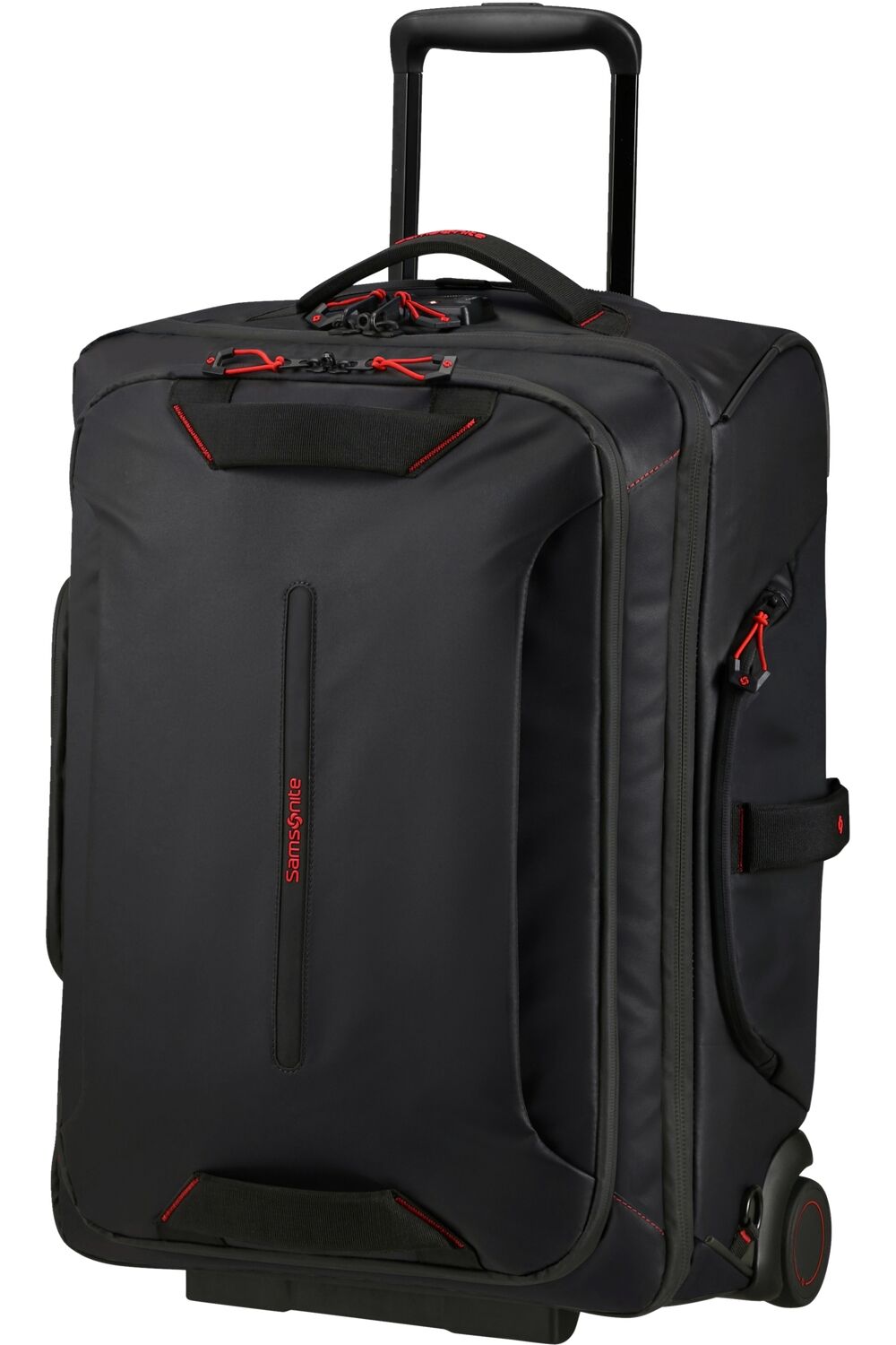 Samsonite Ecodiver Reisetasche/Rucksack mit Rollen 55cm + GRATIS HOTELGUTSCHEIN Schwarz