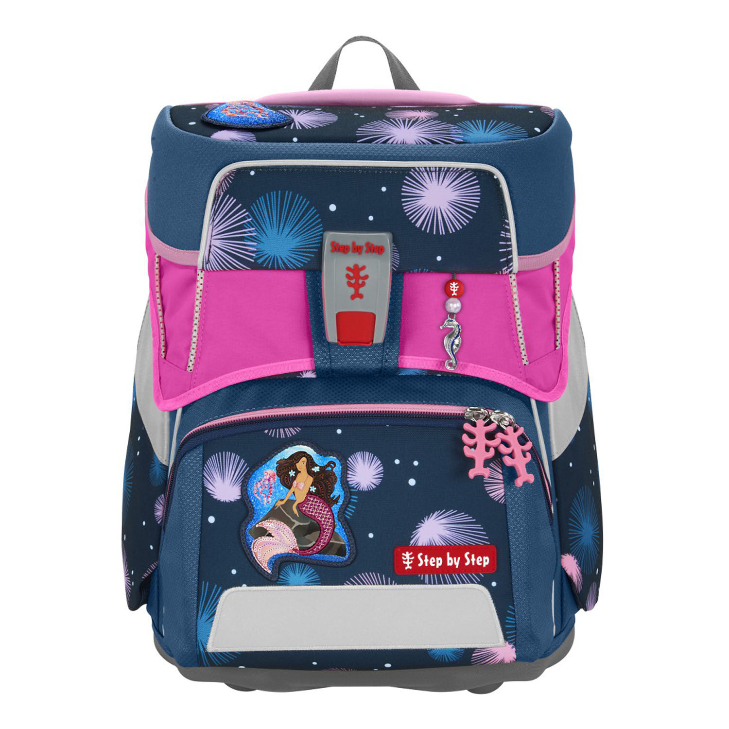 Step by Step LED Neon Pull-Over für alle Schulranzenmodelle pink