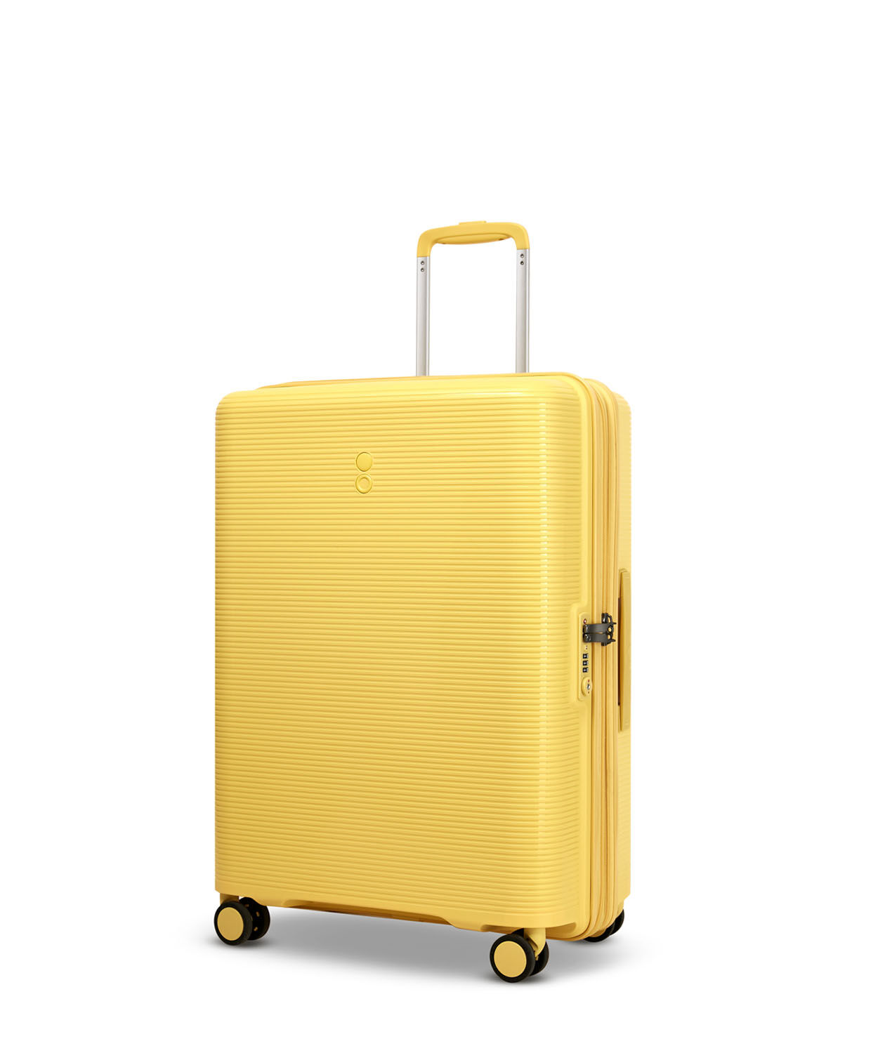 ECHOLAC Forza Koffer M 4-Rollen, erweiterbar Yellow
