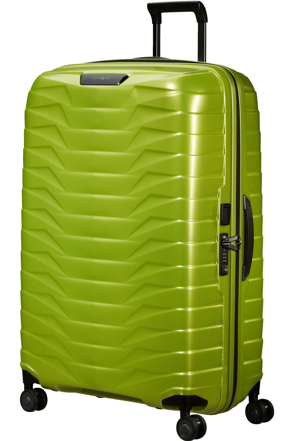 Samsonite Proxis Trolley mit 4 Rollen 81cm + GRATIS HOTELGUTSCHEIN Lime