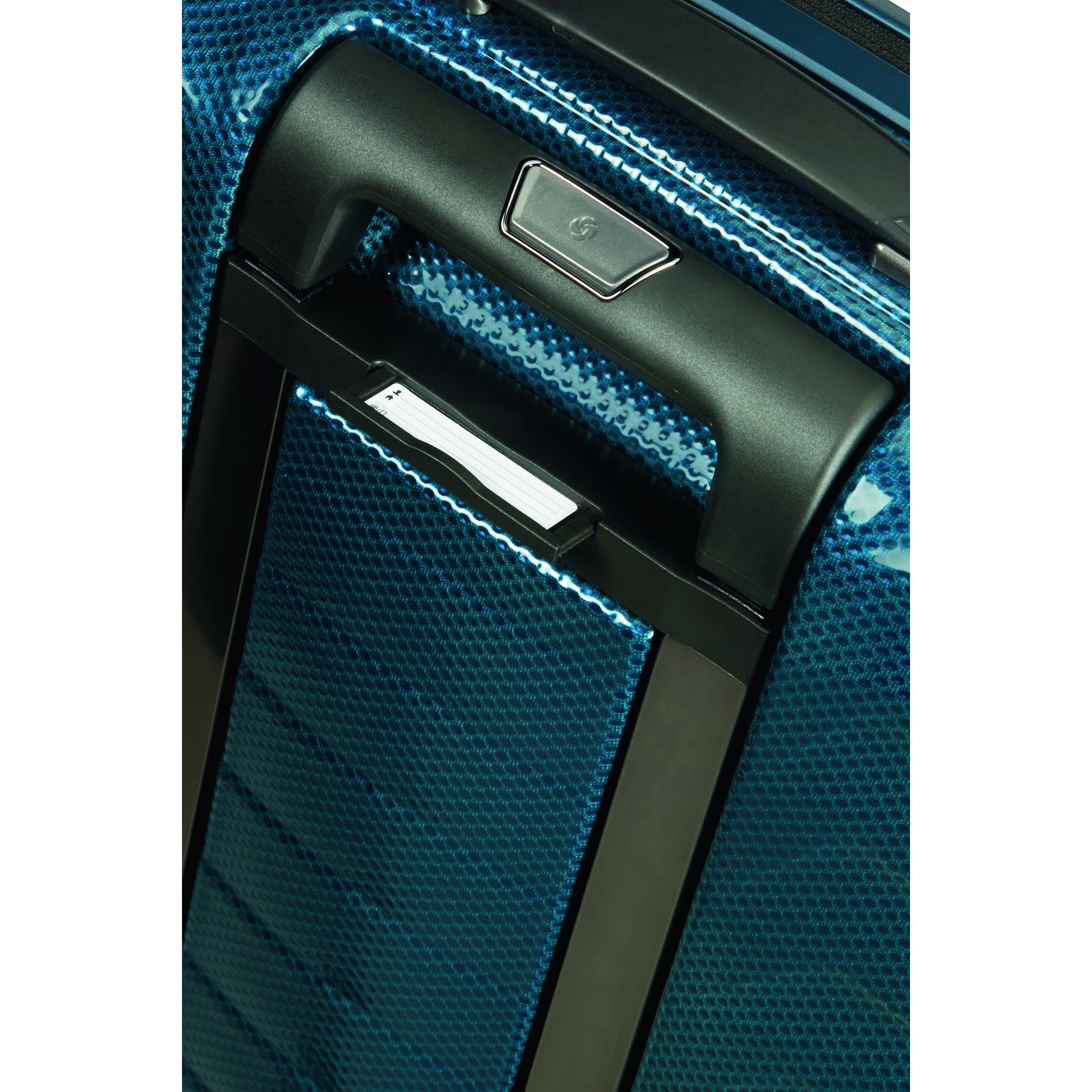 Samsonite Proxis Trolley mit 4 Rollen 75cm + GRATIS HOTELGUTSCHEIN Petrol Blue