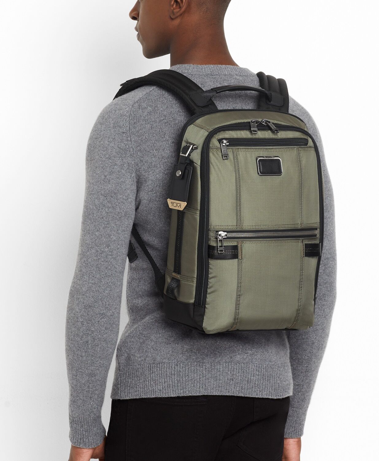 Tumi Alpha Bravo Dynamic Rucksack Olive Green