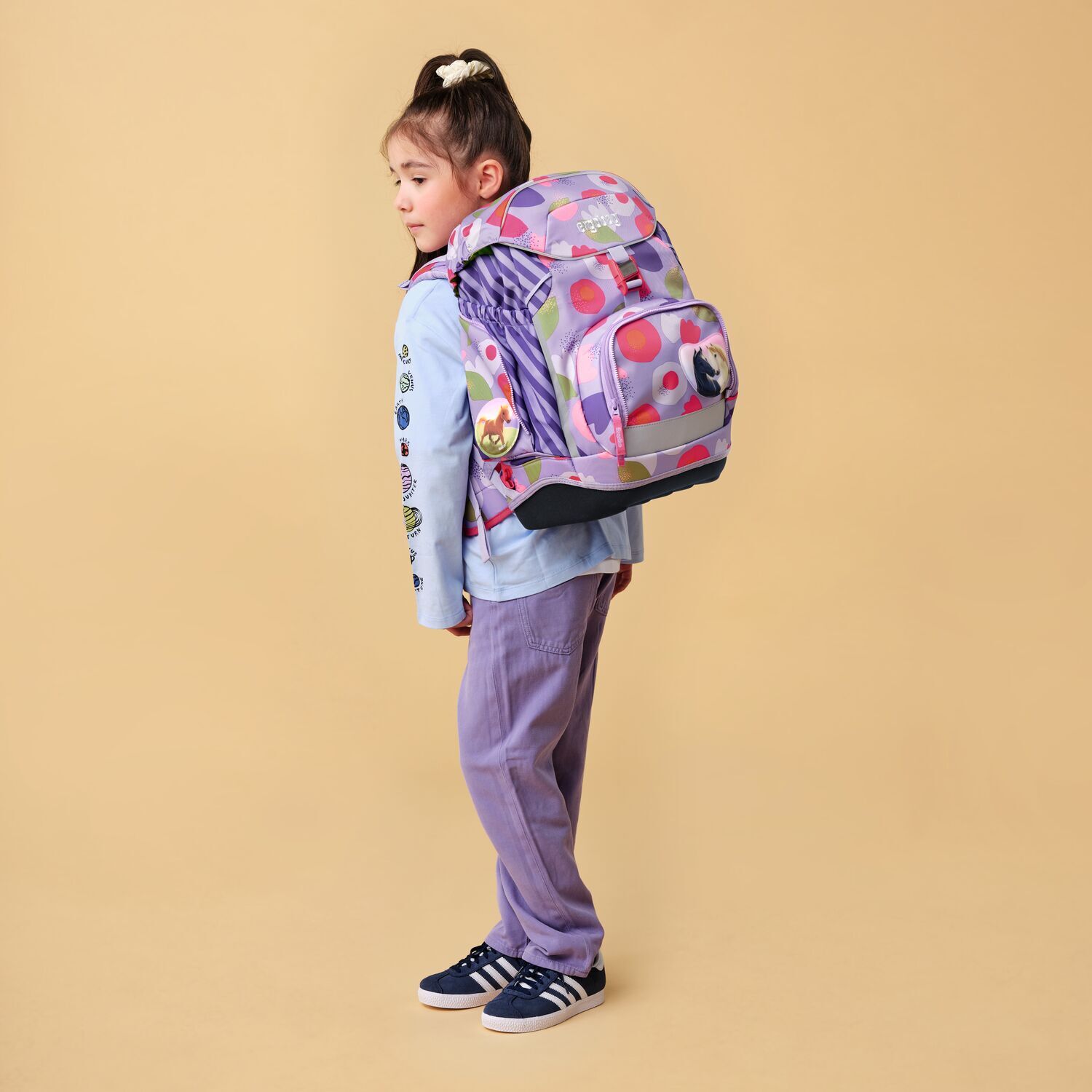 ergobag pack 6-teiliges Schulrucksack-Set 2025 BlütenzauBär