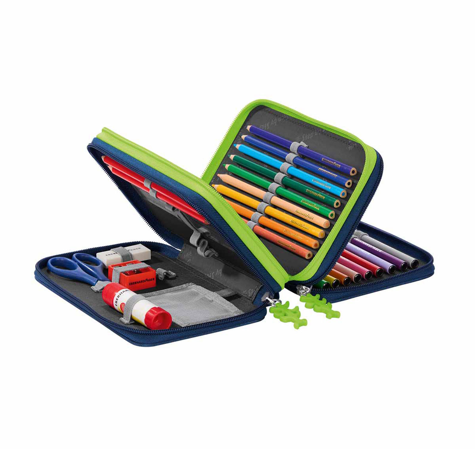 Step by Step Schulzubehör XXL-Mäppchen, Drei Fächer Starship Galactus