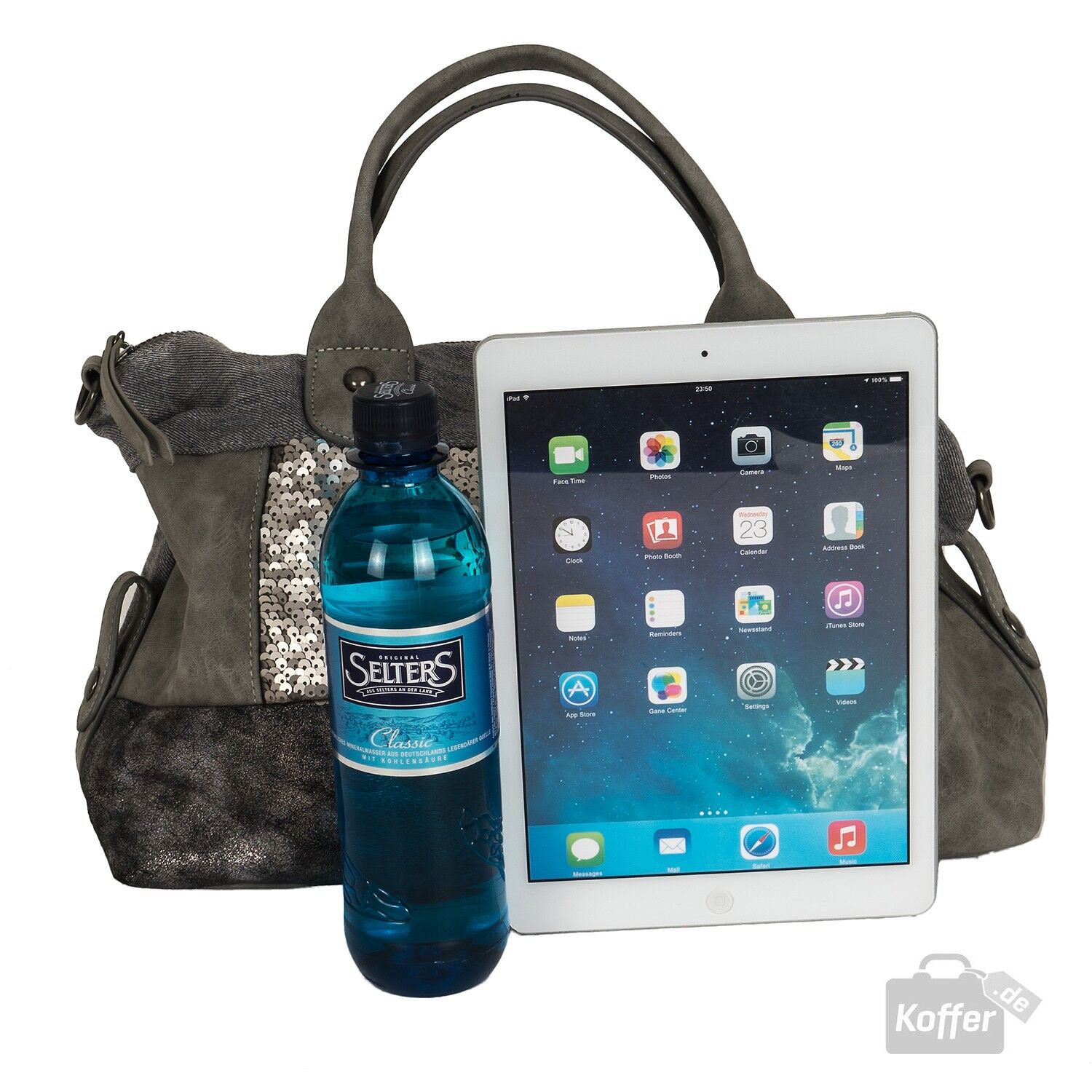 Louiz & Lou Light Up Handtasche Silver Louiz & Lou Light Up Handtasche Silver