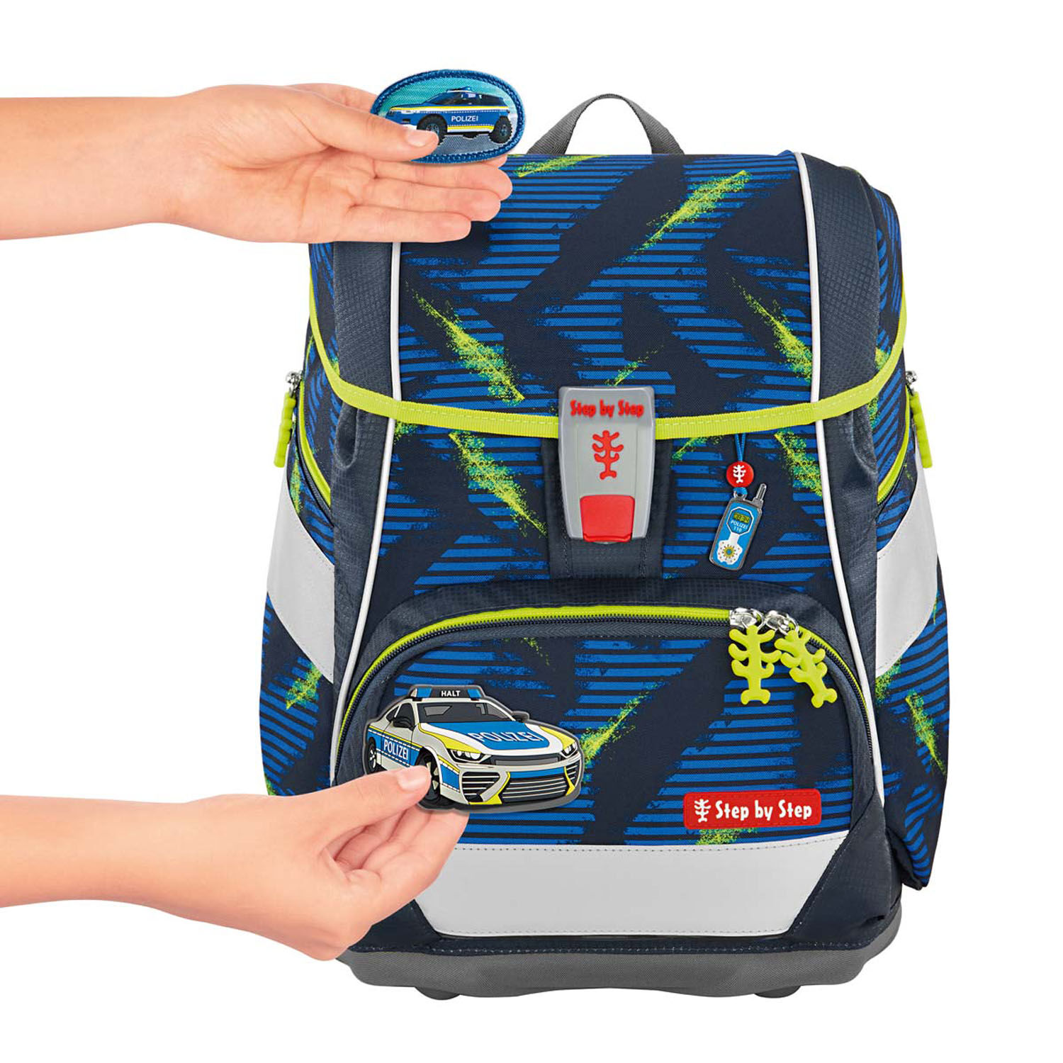 Step by Step 2IN1 PLUS Schulranzen-Set, 6-teilig Police Car Cody Step by Step 2IN1 PLUS Schulranzen-Set, 6-teilig Police Car Cody