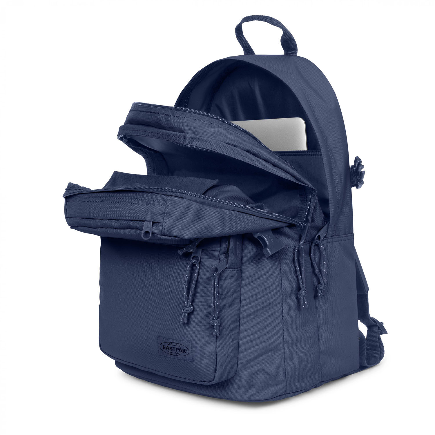 Eastpak Double PRO Rucksack mit zwei Vordertaschen Boat Navy