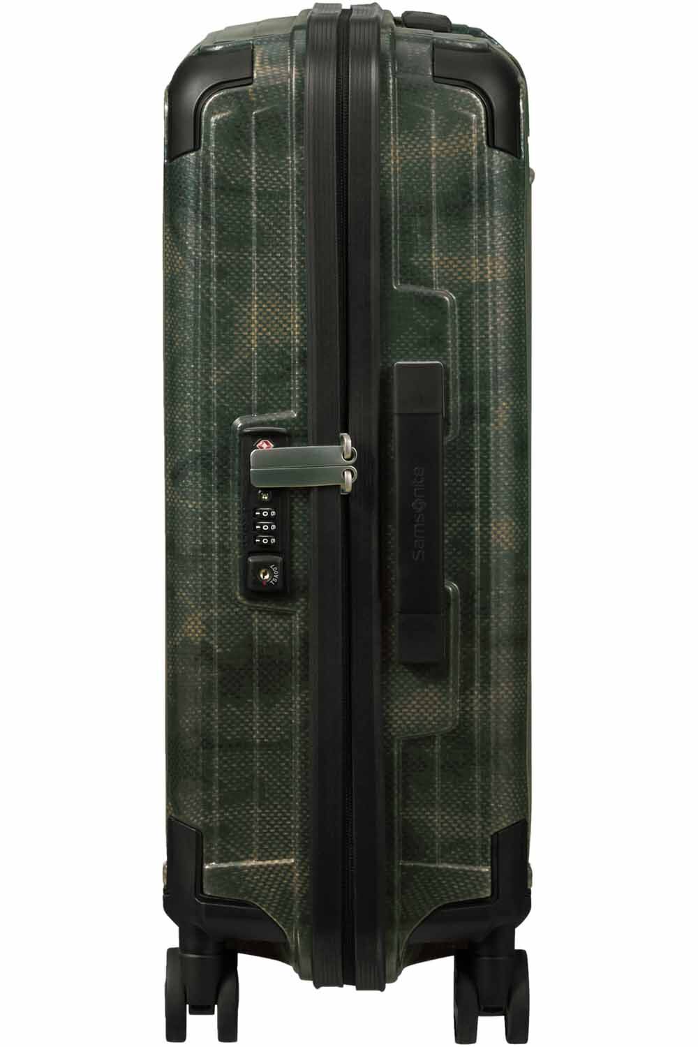 Samsonite Lite-Box Cabin Trolley mit 4 Rollen 55cm Camo/Green