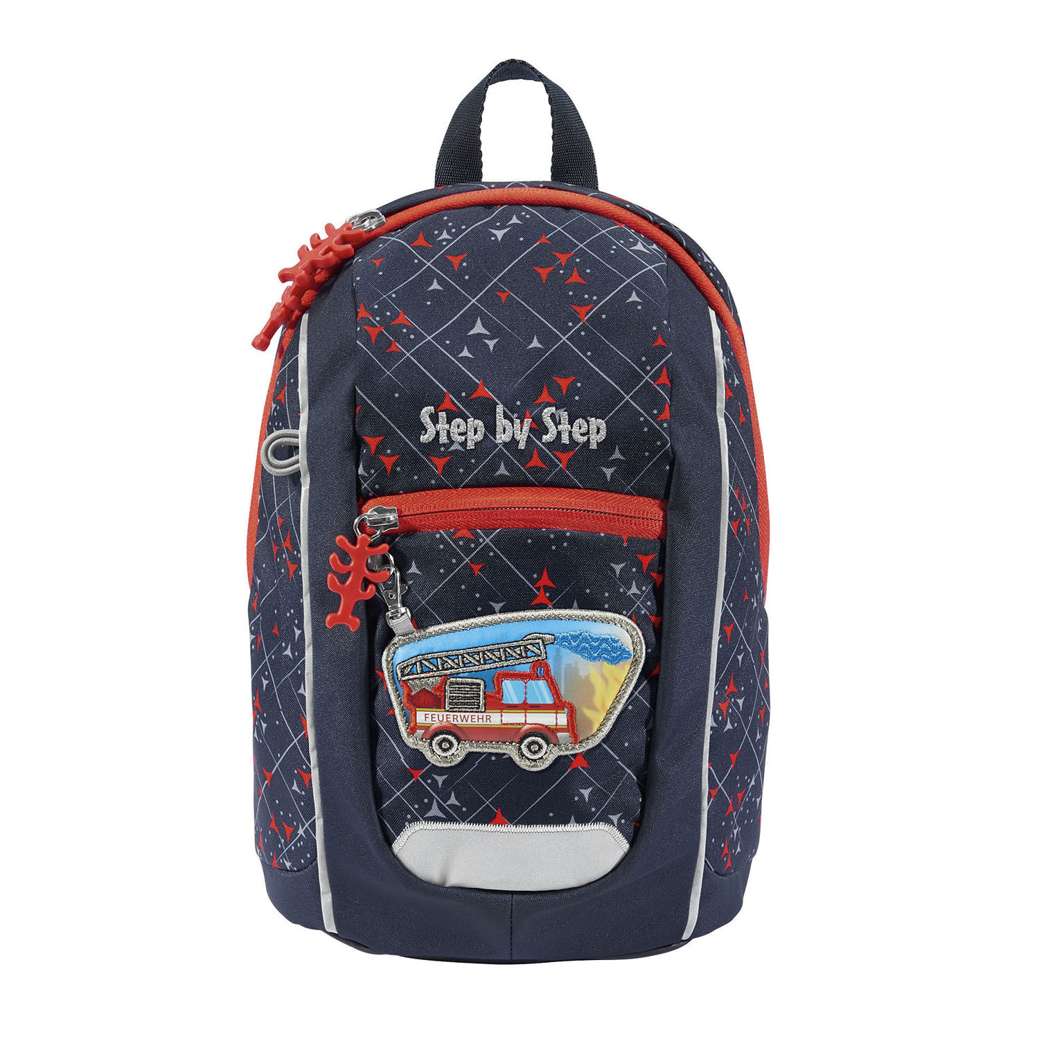 Step by Step Kinderrucksack KIGA MINI Kindergartenrucksack-Set Fire Truck Finn
