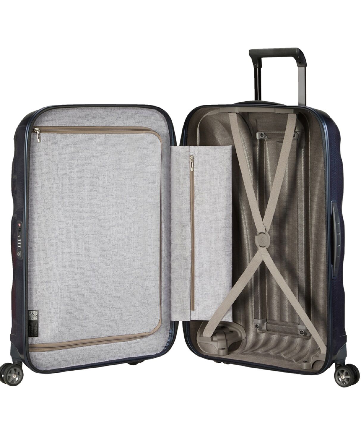 Samsonite C-Lite Season Trolley mit 4 Rollen 81cm Midnight Blue