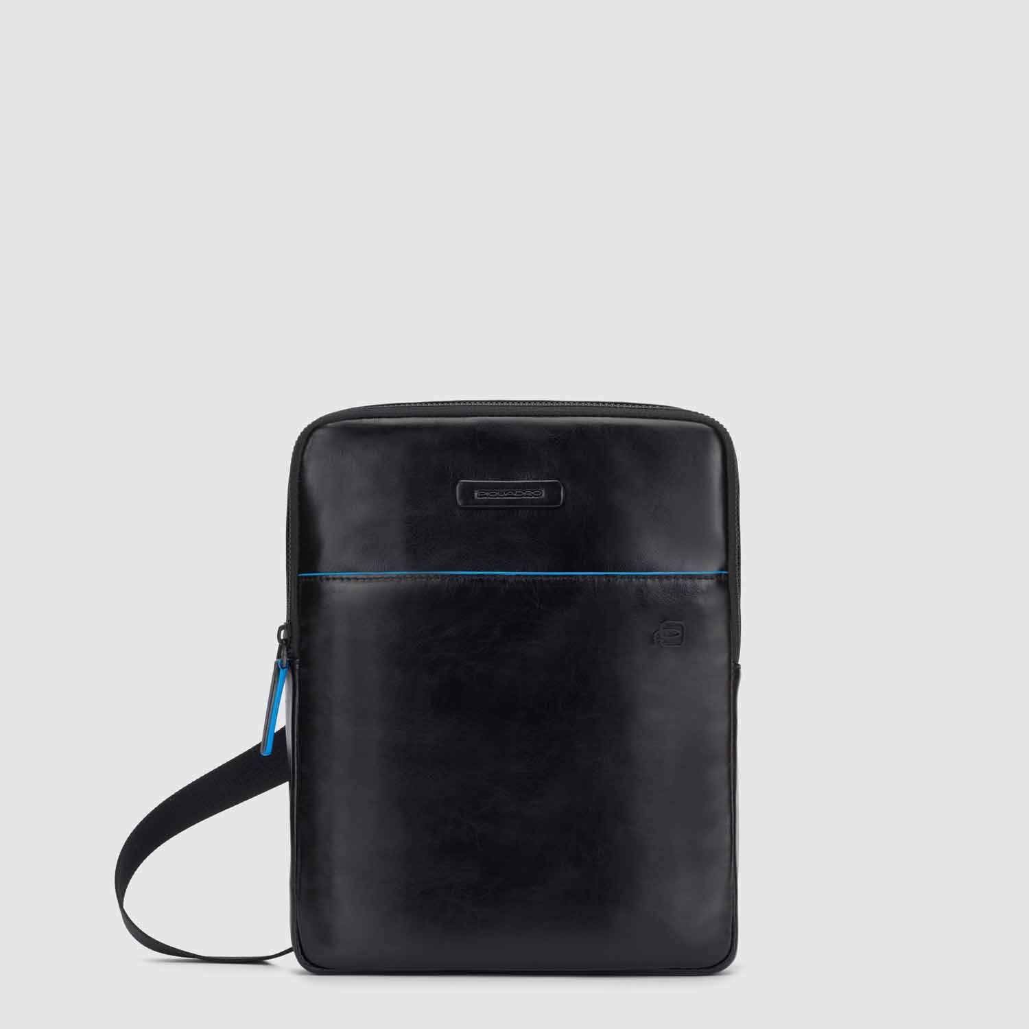 Piquadro Blue Square Revamp Umhängetasche mit iPad®-Fach Schwarz