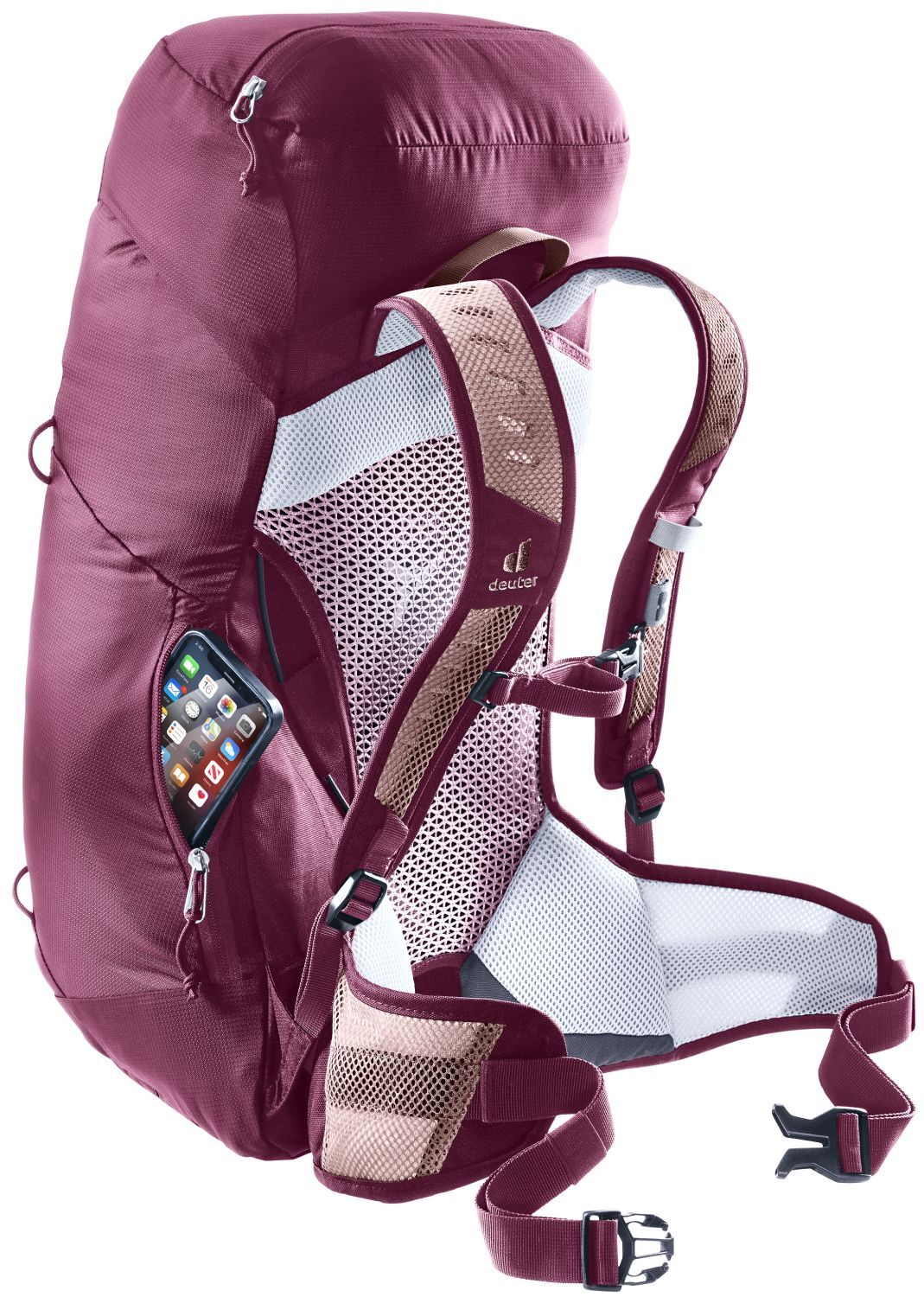 Deuter AC Lite 22 SL Wanderrucksack ashrose-cassis