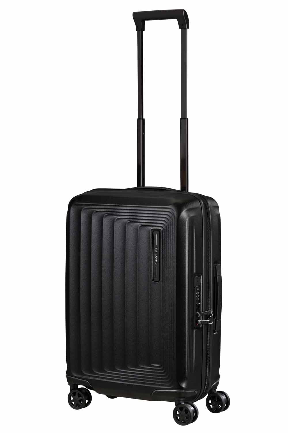 Samsonite Nuon Trolley mit 4 Rollen erweiterbar 55cm + GRATIS HOTELGUTSCHEIN Matt Graphite