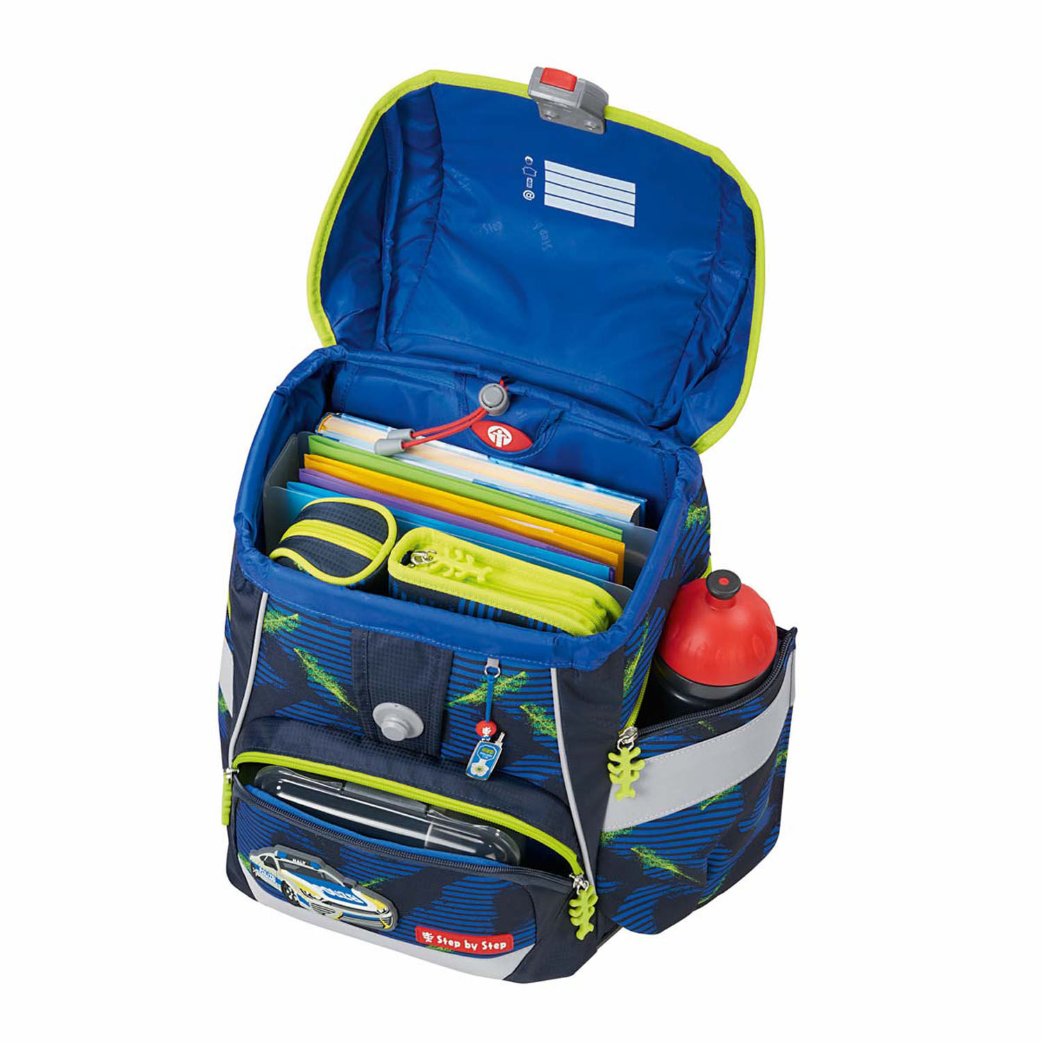 Step by Step 2IN1 PLUS Schulranzen-Set, 6-teilig Police Car Cody Step by Step 2IN1 PLUS Schulranzen-Set, 6-teilig Police Car Cody