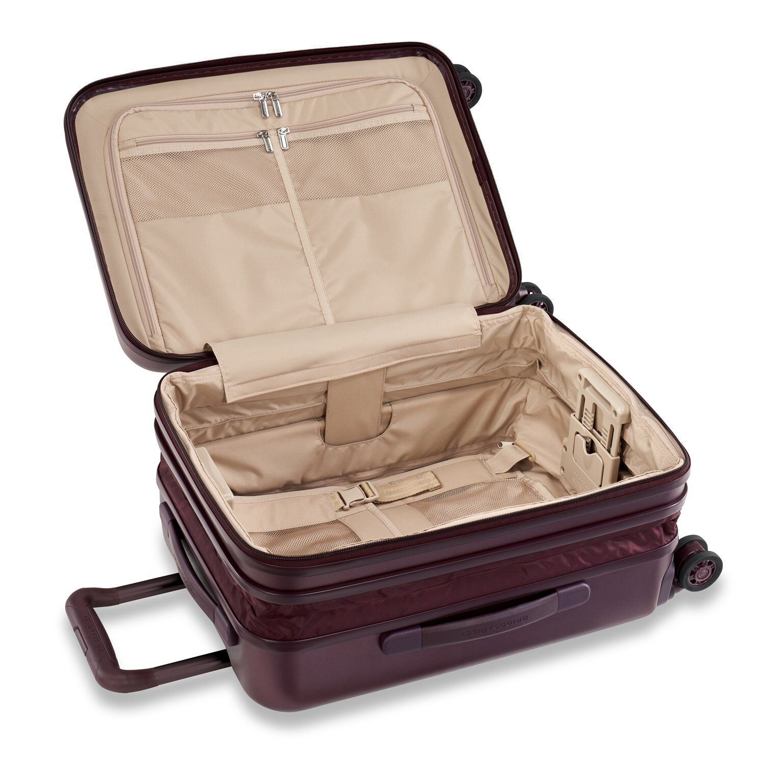 Briggs & Riley Sympatico 2.0 International Carry-On Expandable Spinner Plum