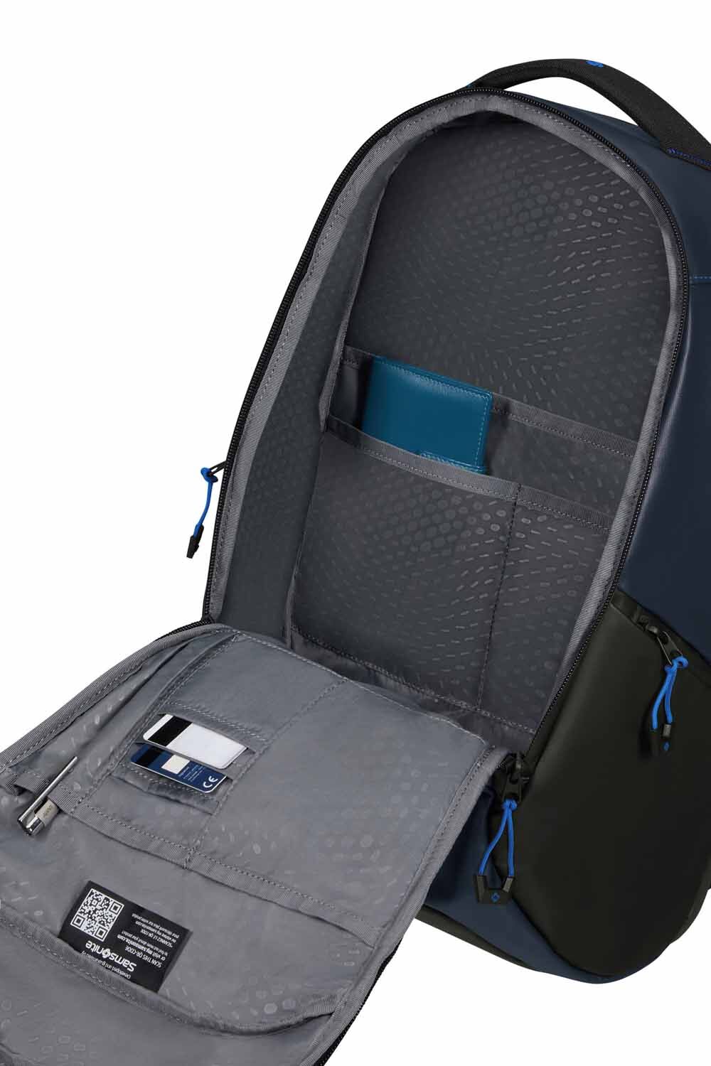 Samsonite Ecodiver Urban Laptop Rucksack M USB 15.6" + GRATIS HOTELGUTSCHEIN Blue Nights