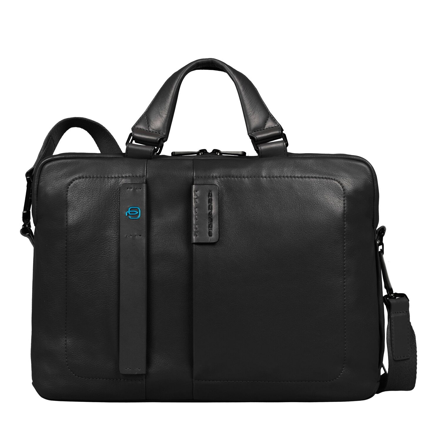 Piquadro Pulse Doppelgriff-Aktentasche mit Flaschen und Schirmhalter