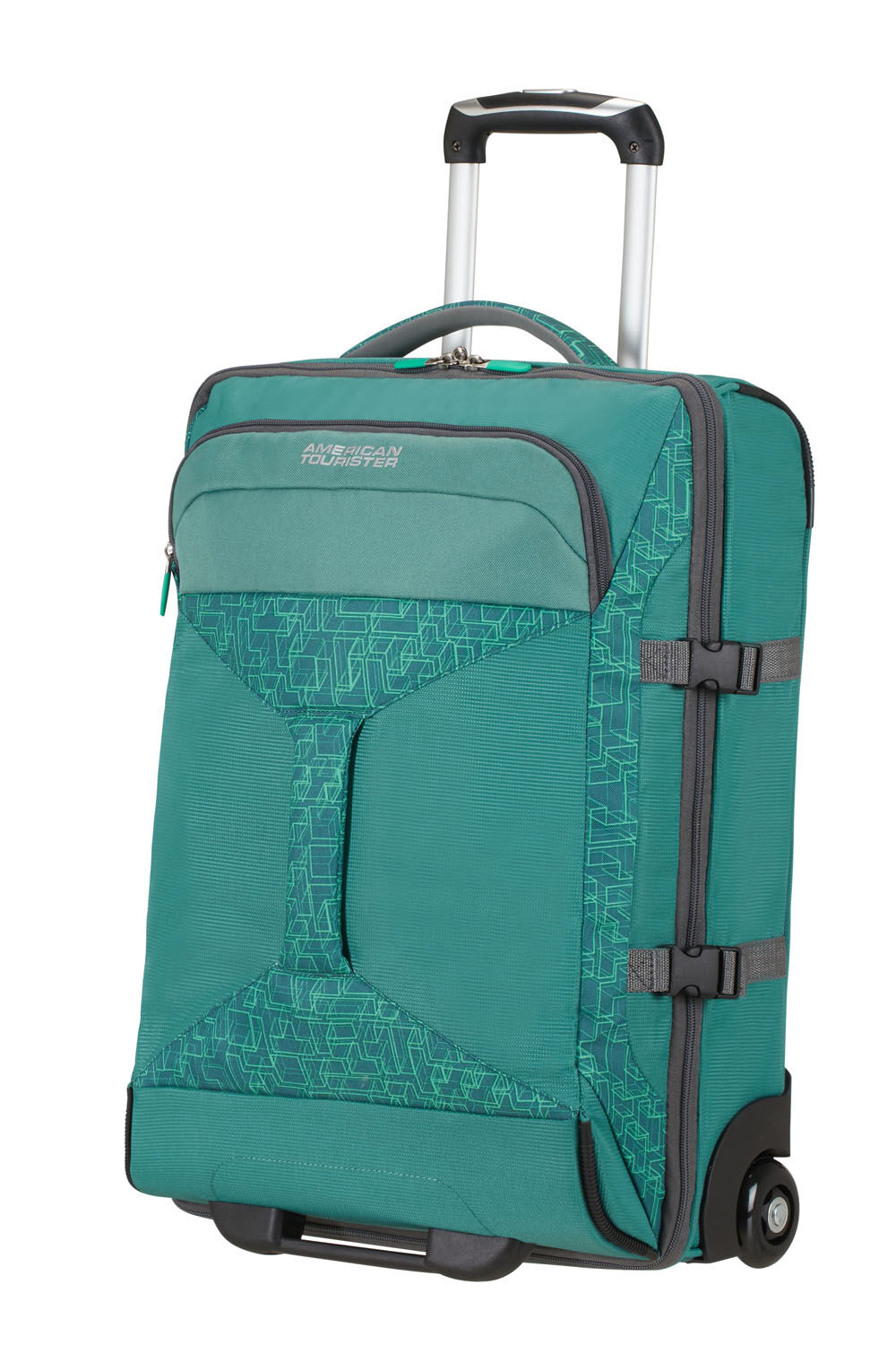 American Tourister Road Quest Reisetasche mit 2 Rollen 55cm Sea Green Print