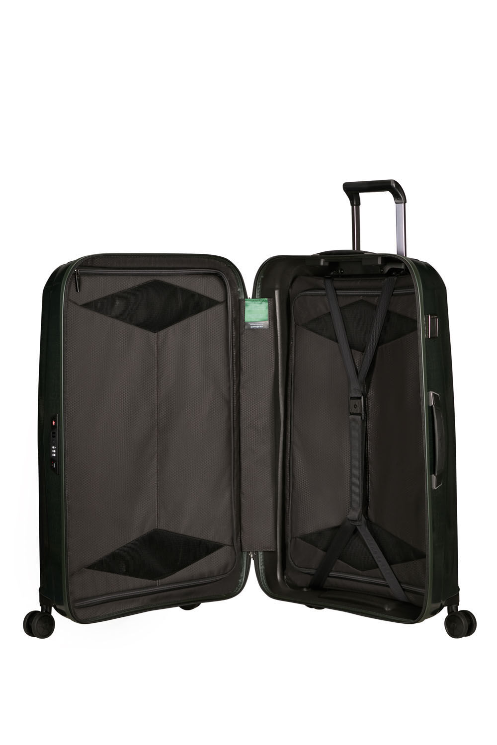 Samsonite Major-Lite Trolley mit 4 Rollen 77cm + GRATIS HOTELGUTSCHEIN Climbing Ivy