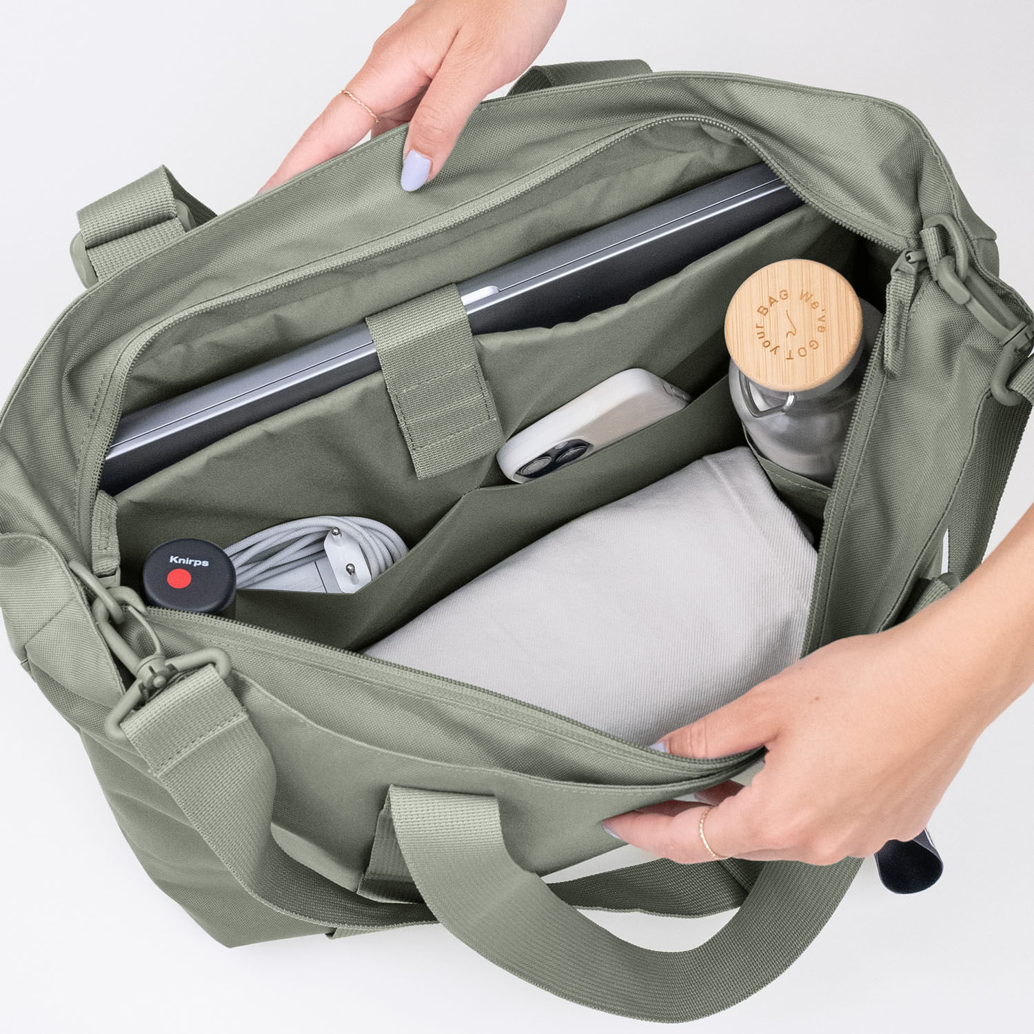 GOT BAG Shopper Tote Bag Medium bass monochrome